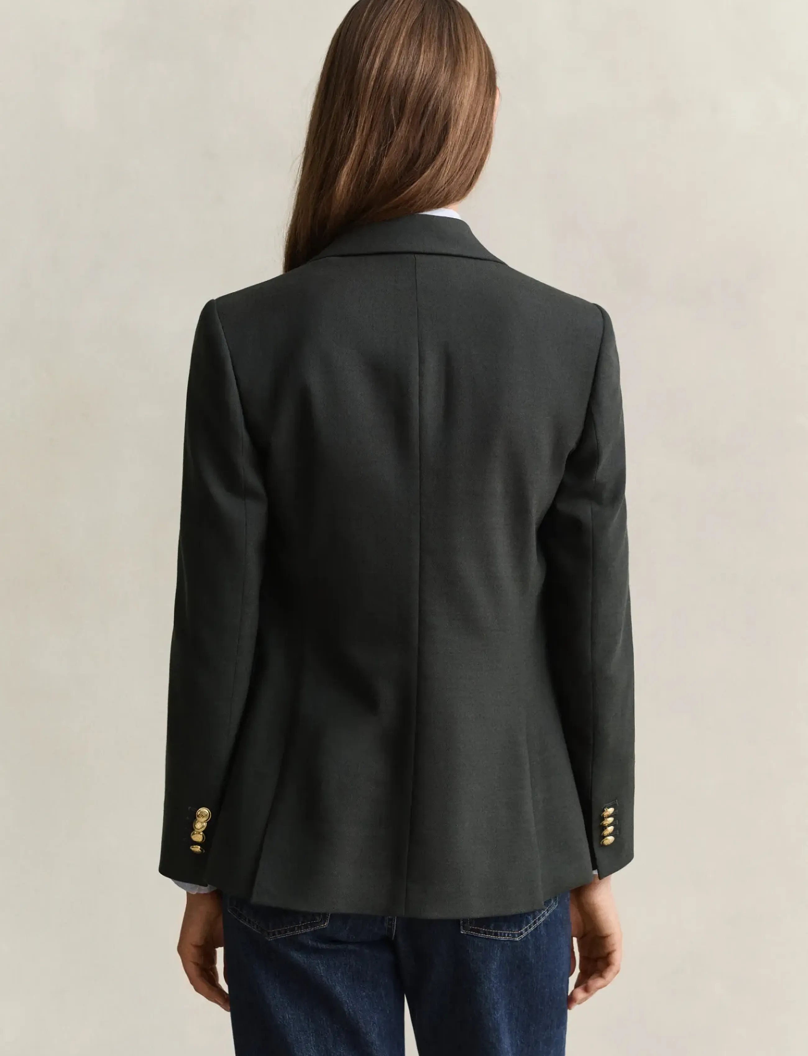 Gant - SLIM CLUB BLAZER - dubbelknäppta kavajer - dark moss green - 2