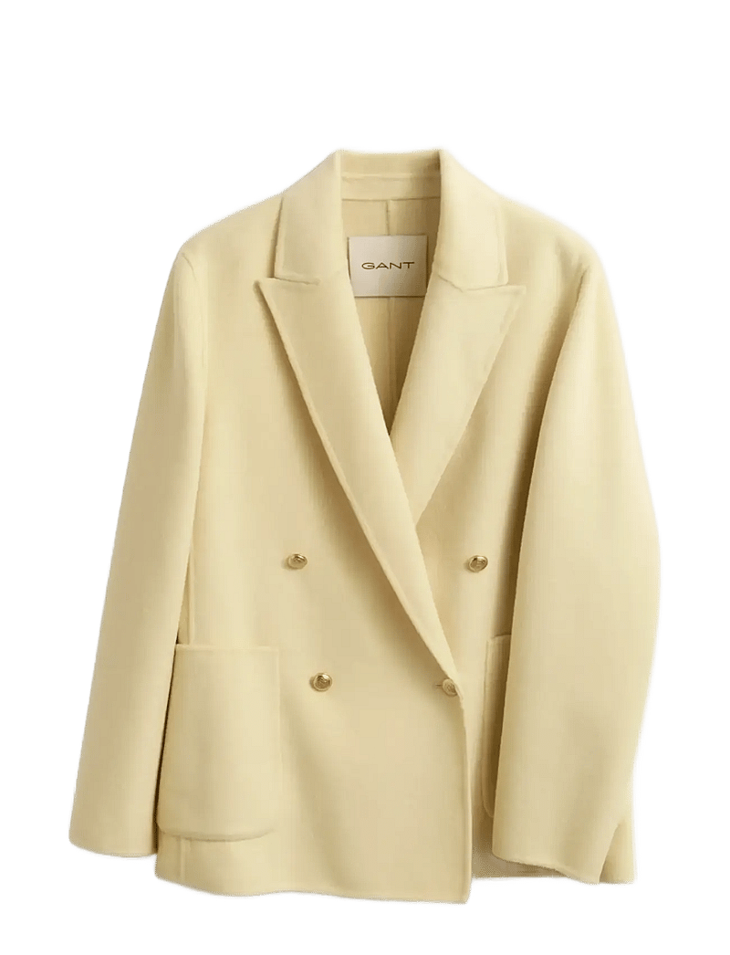 GANT - HANDSTITCHED CLUB BLAZER - kahes joones nööpidega bleiserid - vanilla yellow - 1