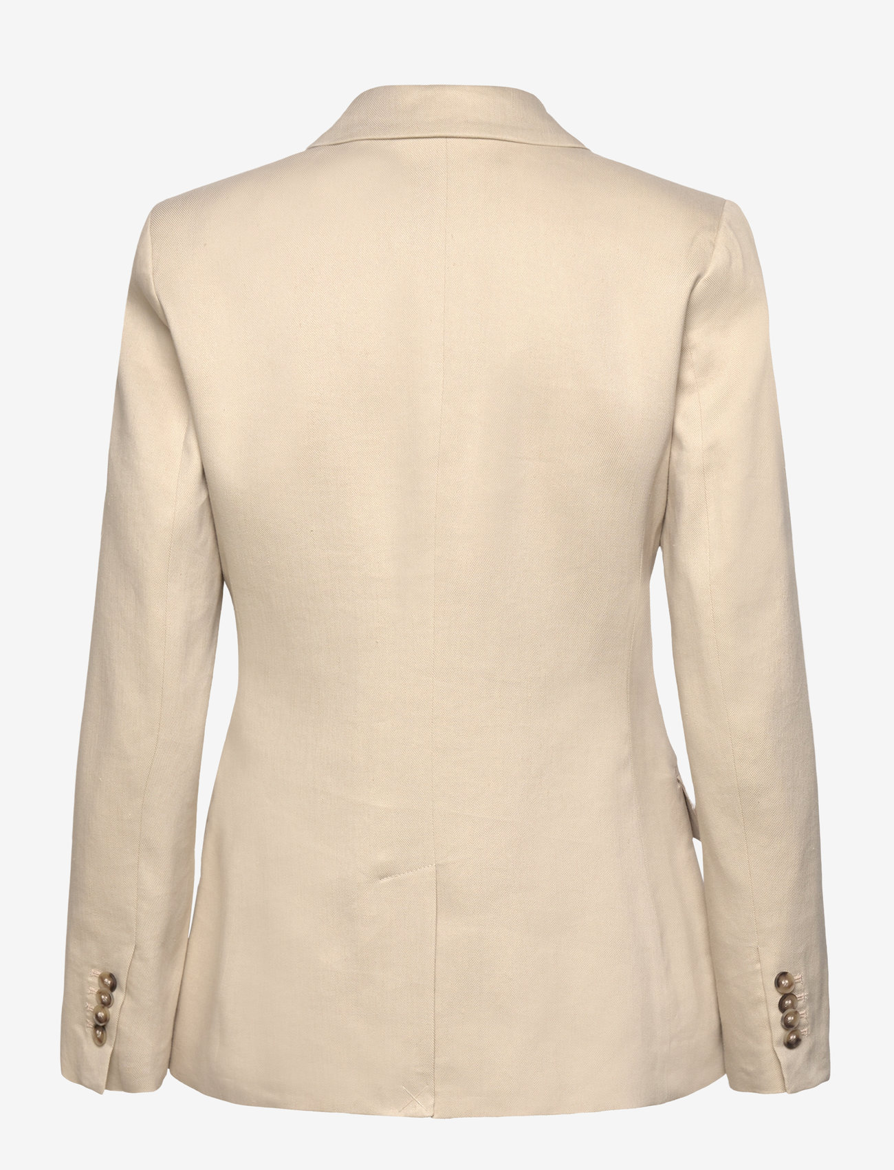 GANT - SLIM STRETCH LINEN BLAZER - single breasted blazers - soft oat - 1