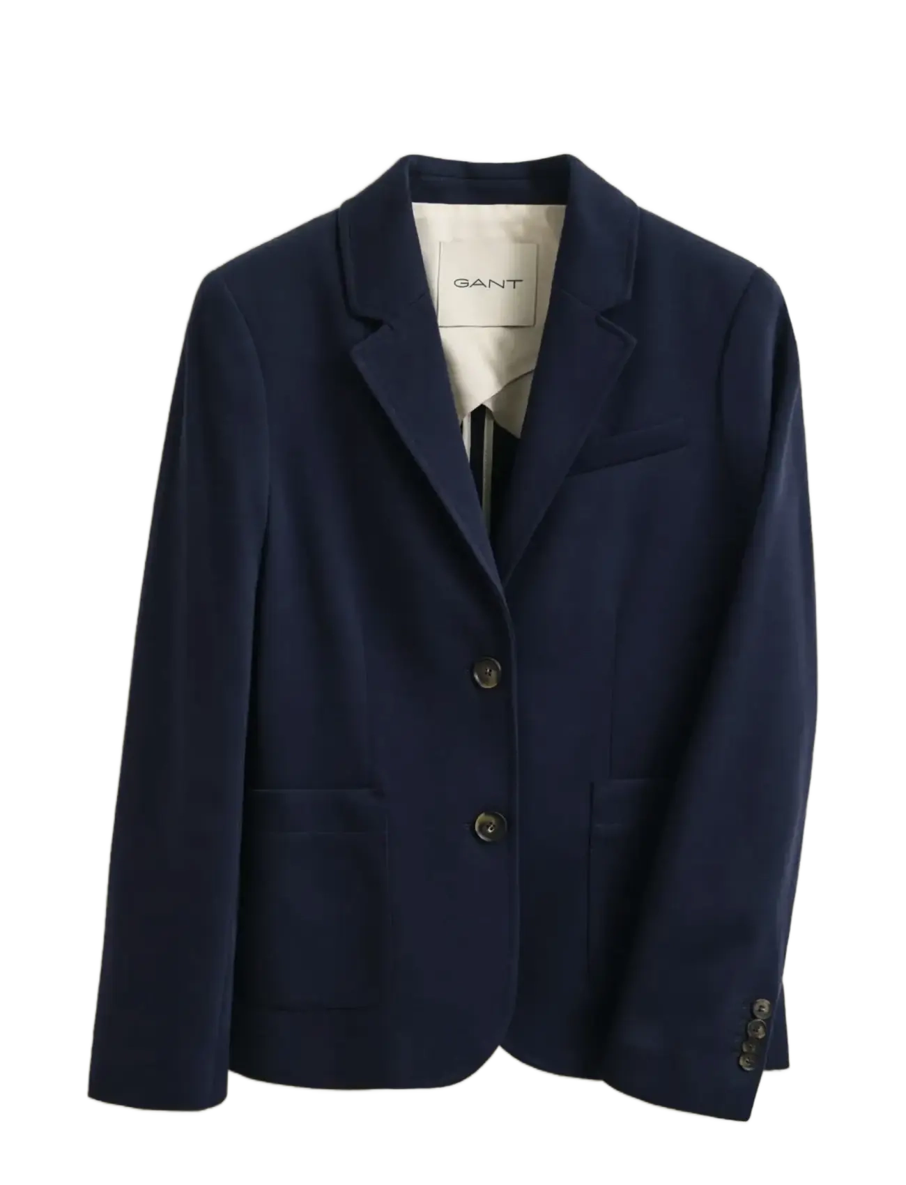 GANT SLIM PIQUE BLAZER - Kläder - EVENING BLUE / navy