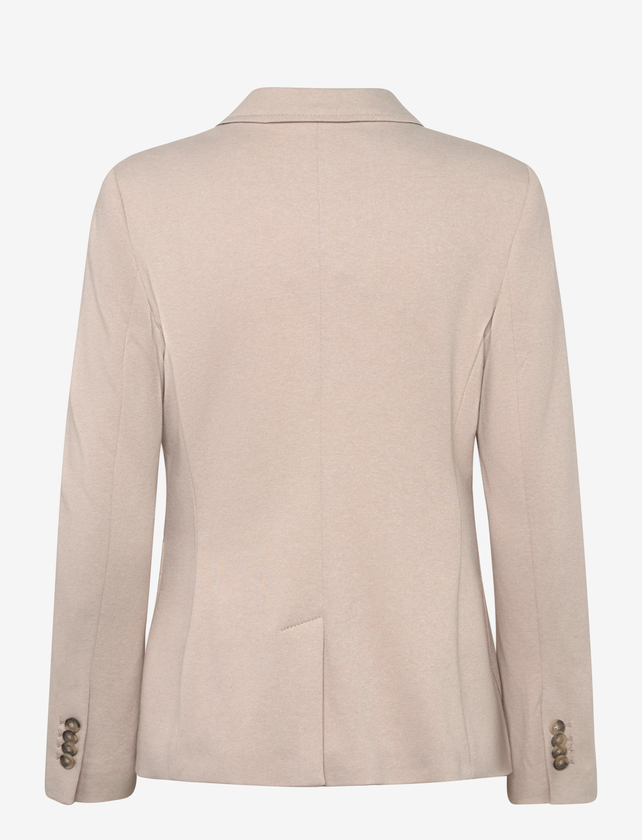 GANT - SLIM PIQUE BLAZER - enkeltradede blazere - warm khaki - 1