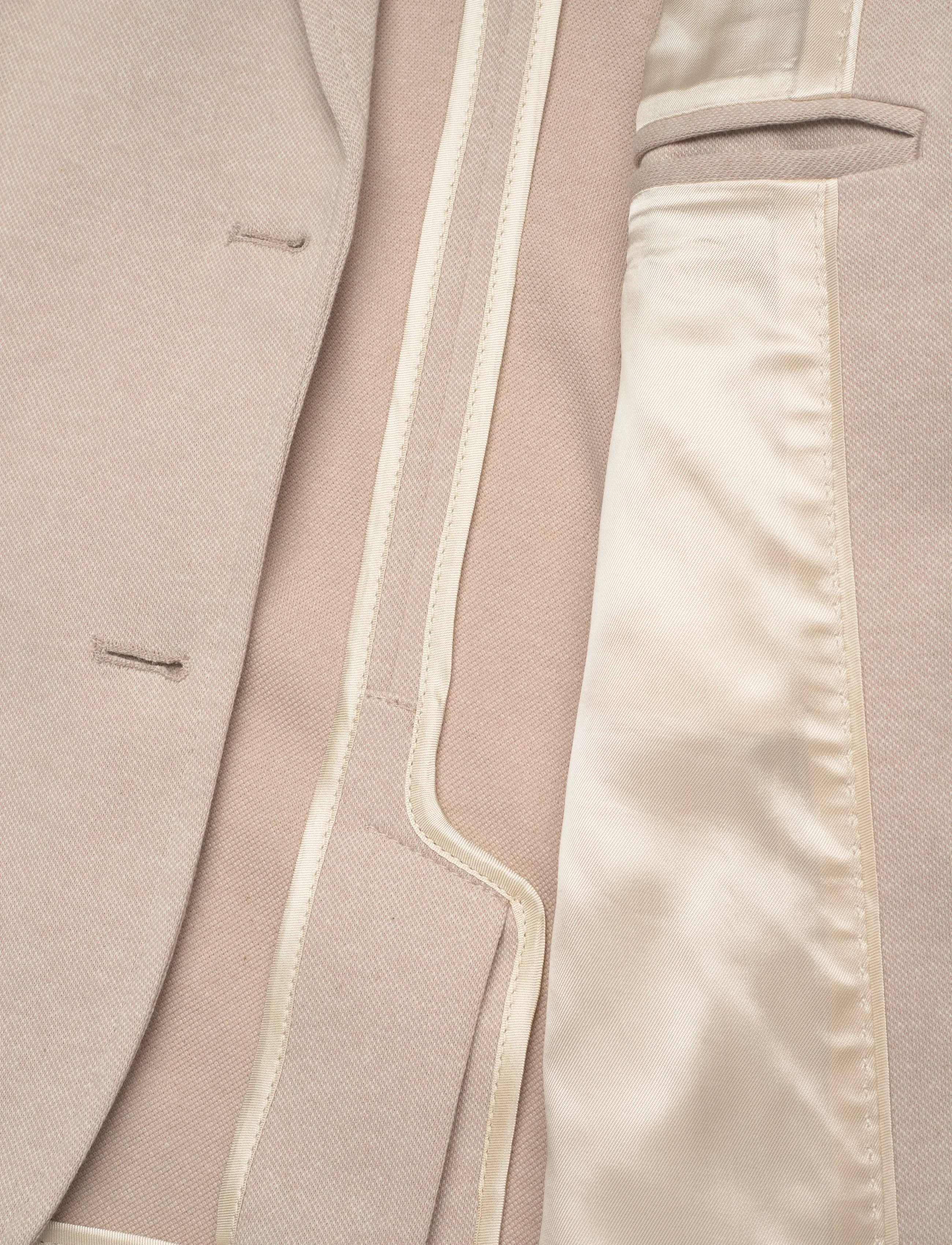 Gant - SLIM PIQUE BLAZER - einreihige blazer - warm khaki - 4
