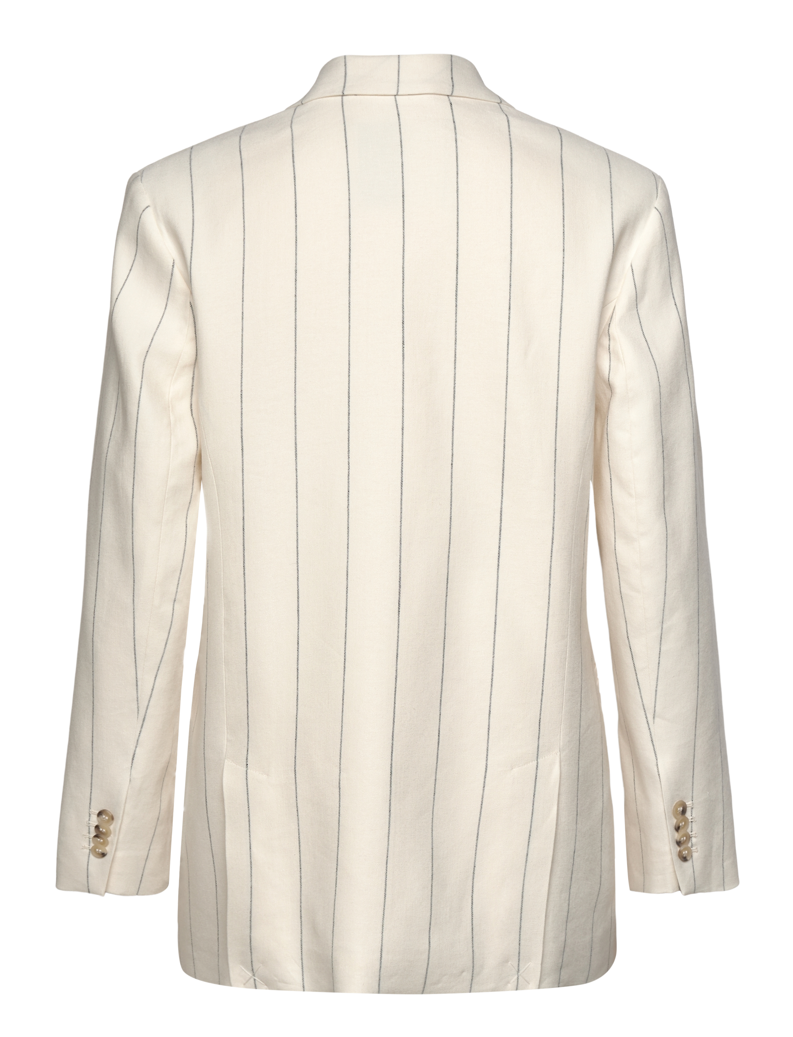 Gant - PINSTRIPE LINEN CLUB BLAZER - eggshell - 1