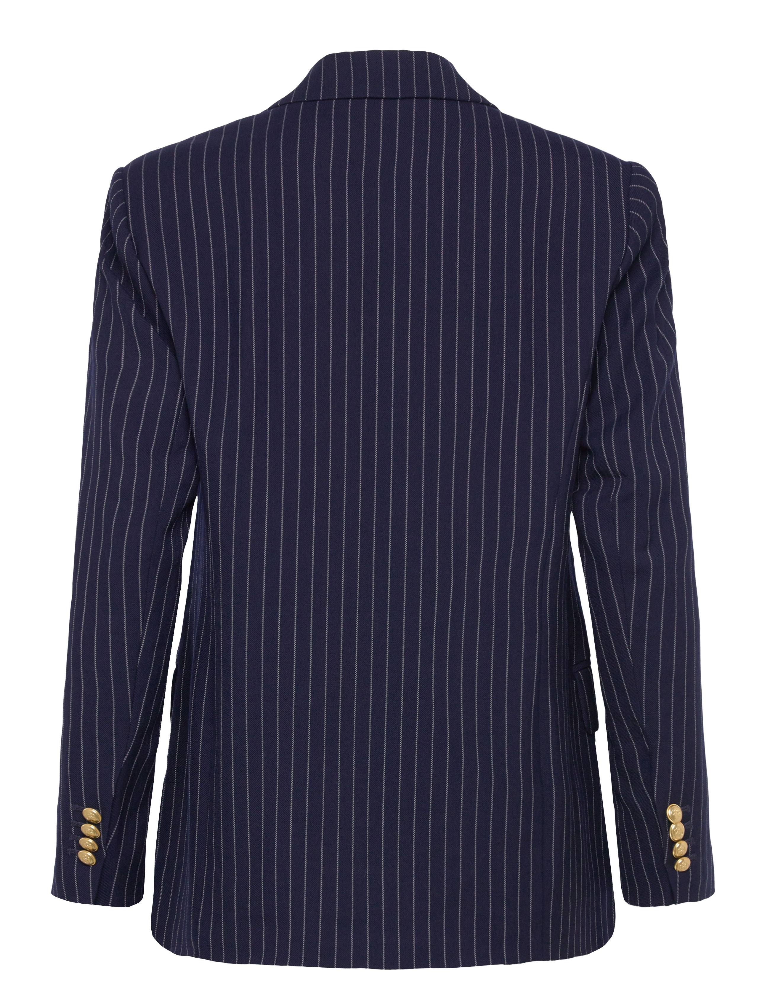 Gant - PINSTRIPE REG CLUB BLAZER - zweireihige blazer - evening blue - 2