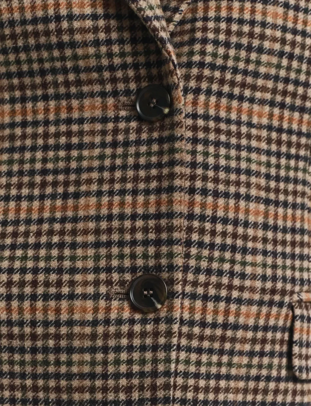 GANT - REG WOOL HOUNDSTOOTH BLAZER - enkeltradede blazere - roasted walnut - 3