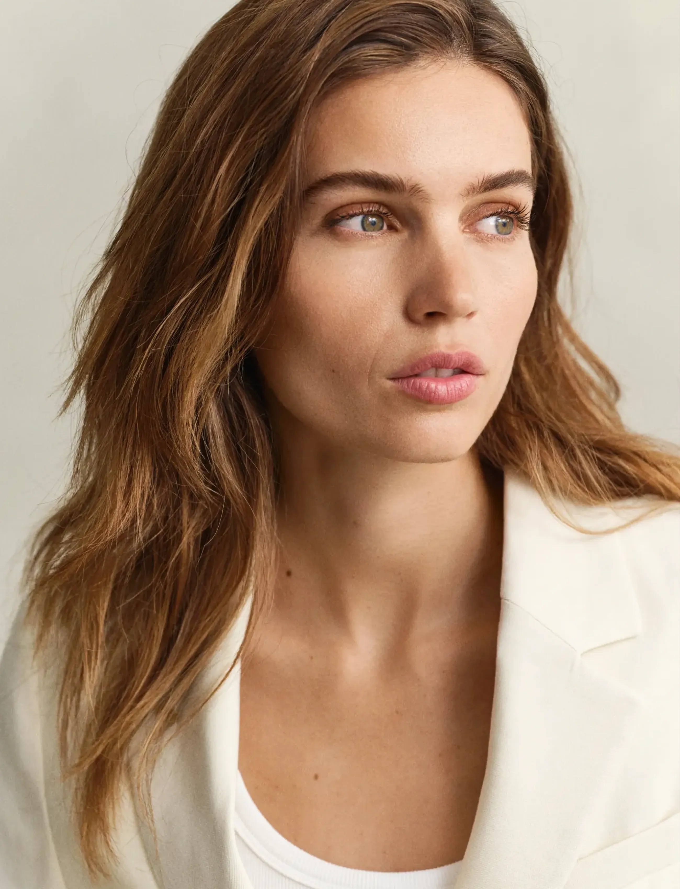 Gant - SLIM LINEN STRETCH BLAZER - enkelknäppta kavajer - creamed white - 3