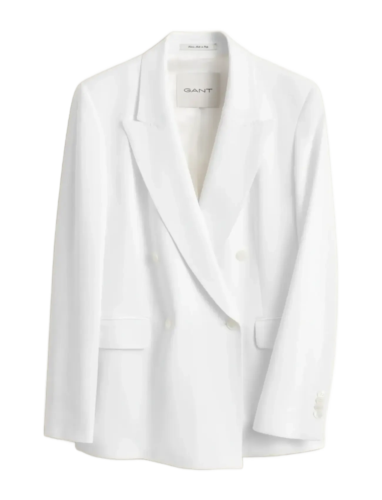 GANT Db Fluid Crepe Blazer Weiß - 42 - Damen