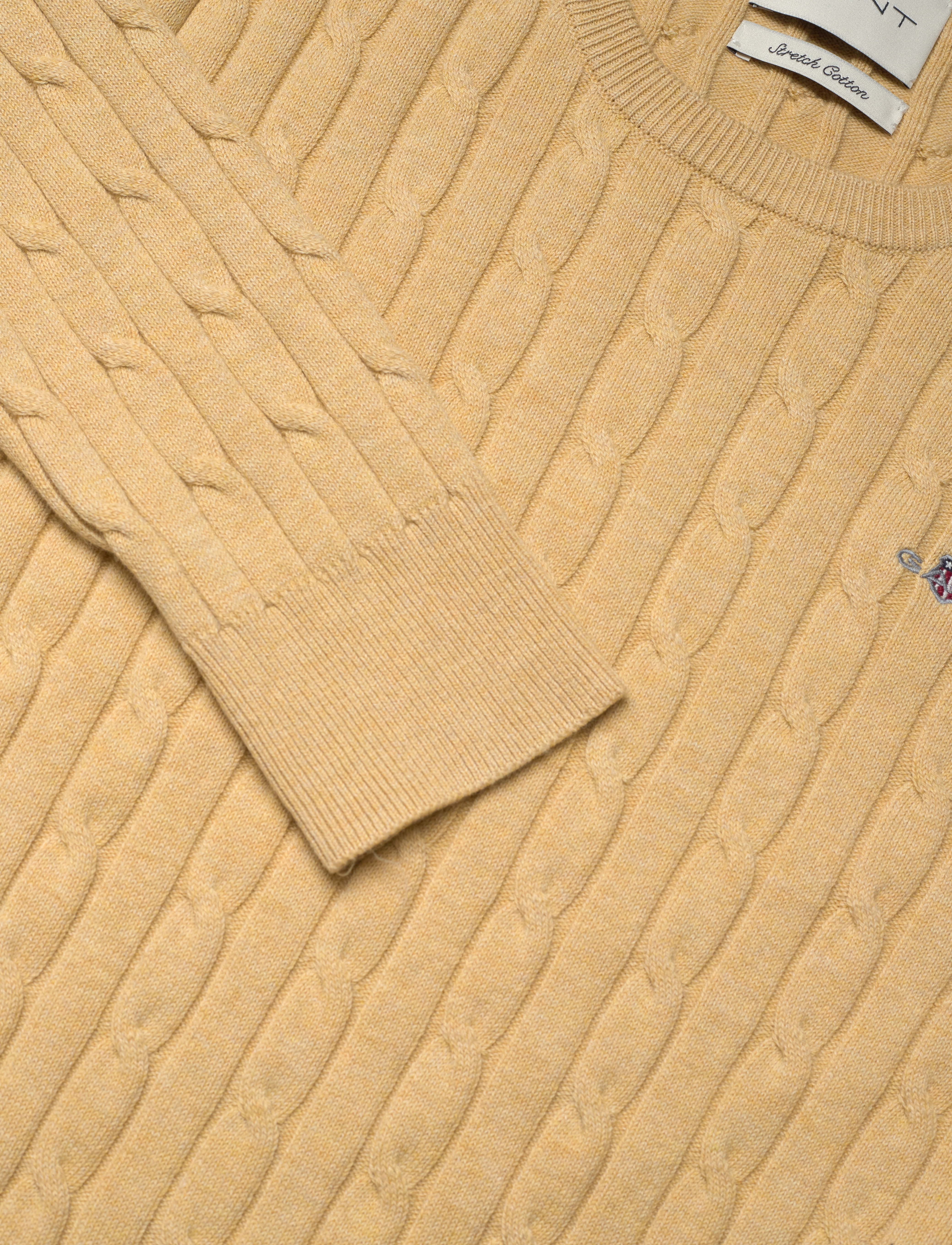 Gant - Classic Cable Knit Sweater - džemprid - burnt wheat - 3