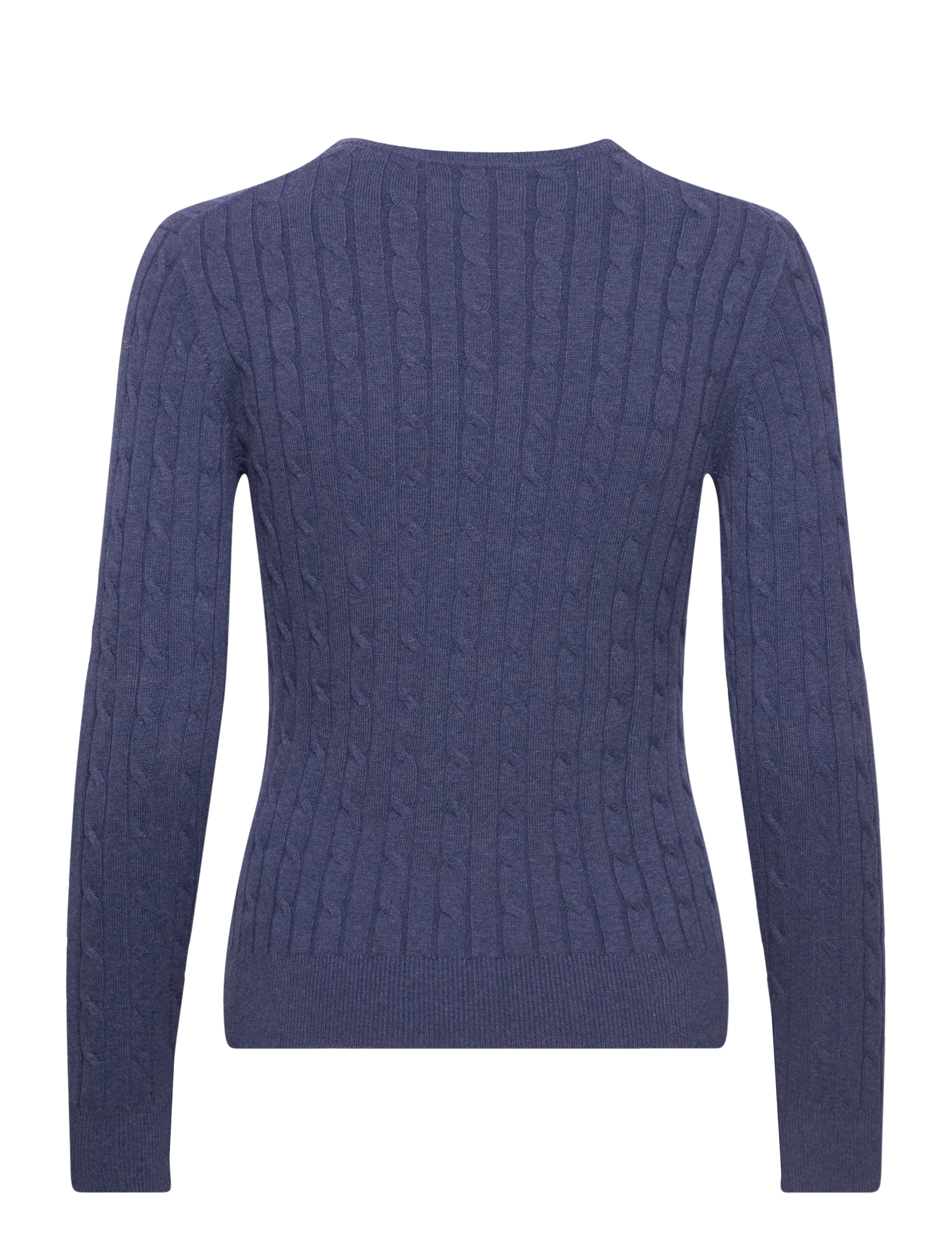 Gant - Classic Cable Knit Sweater - sviitrid - dusty navy - 2