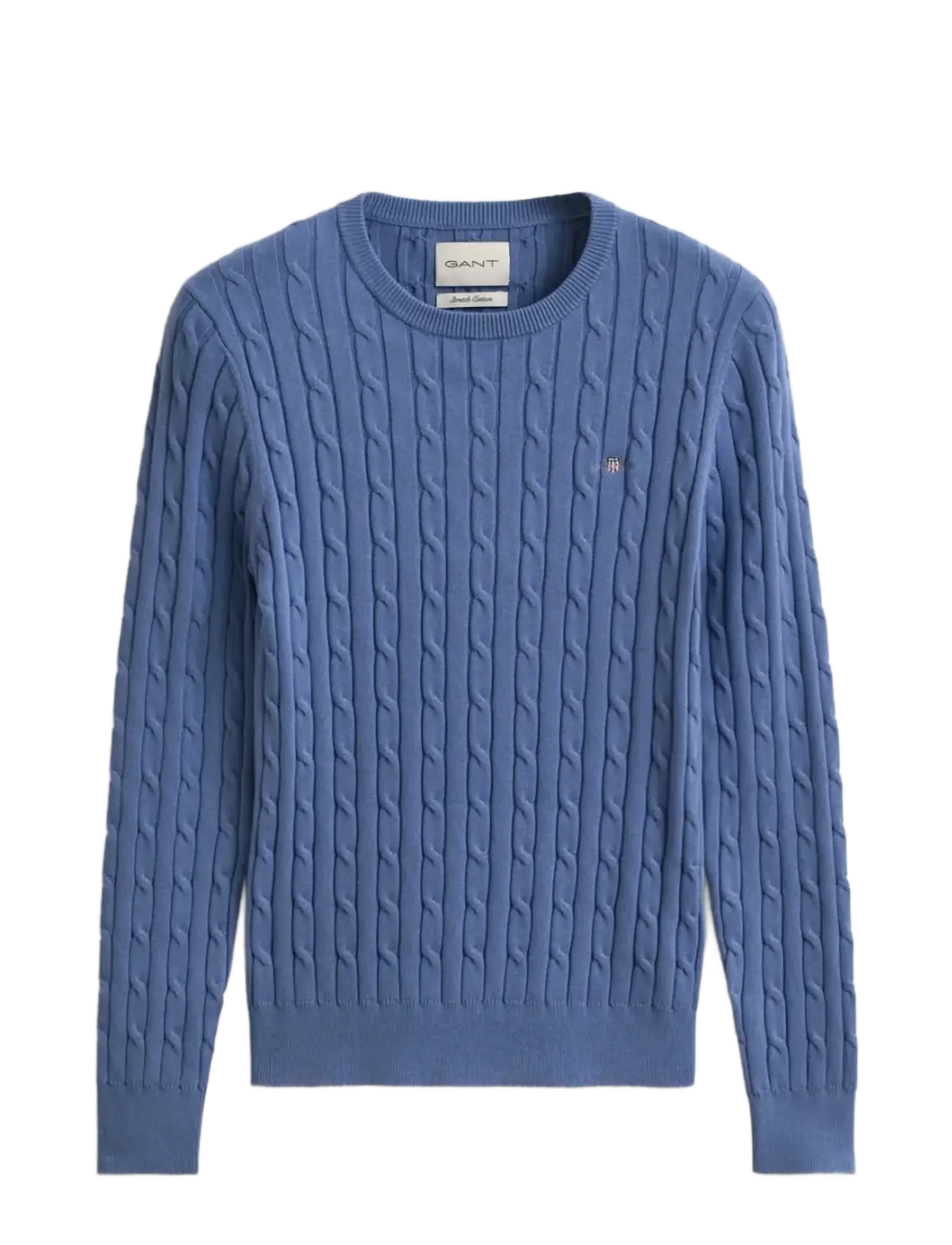 GANT Klassisch Cable Knit Pullover Blau - XL - Damen