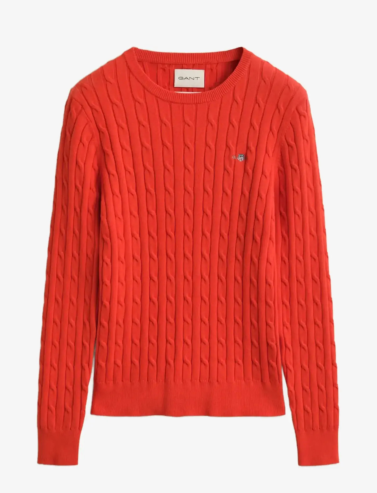 Gant - Classic Cable Knit Sweater - sviitrid - perfect red - 1