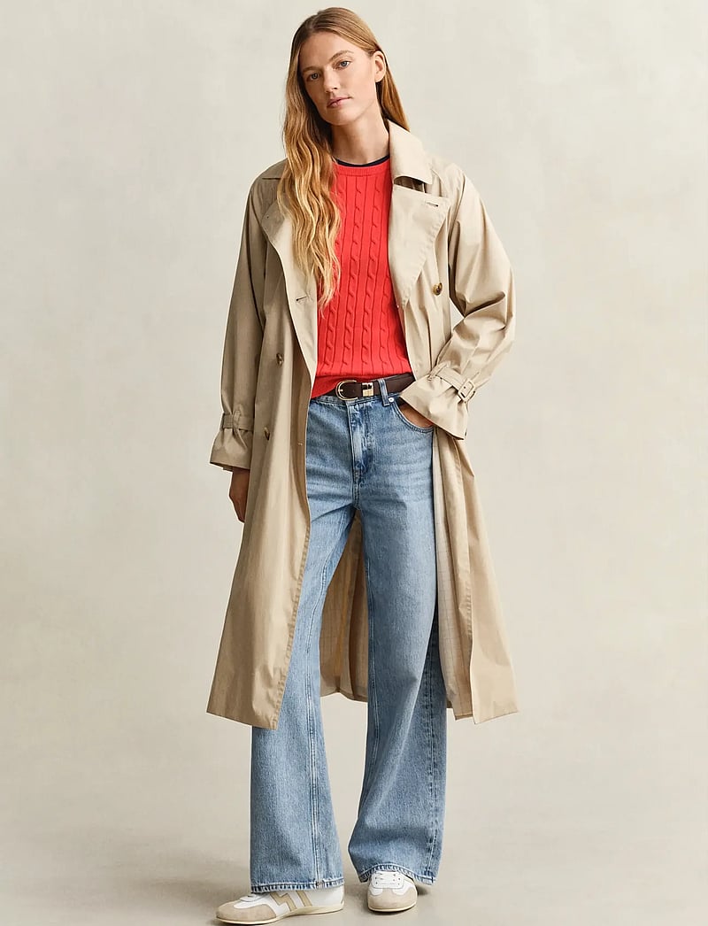 Gant - Classic Cable Knit Sweater - sviitrid - perfect red - 4