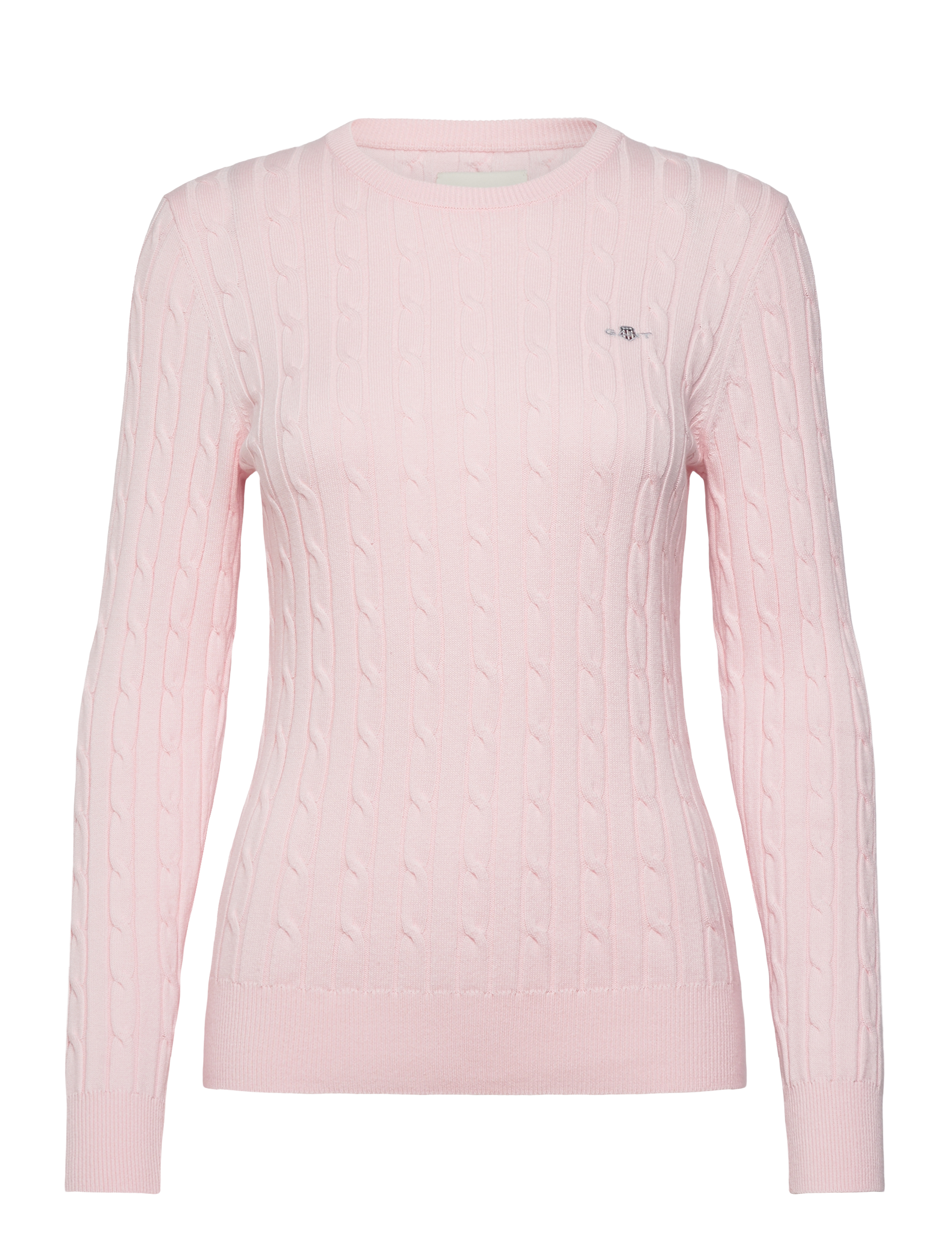 Gant - Classic Cable Knit Sweater - pullover - salmon - 1