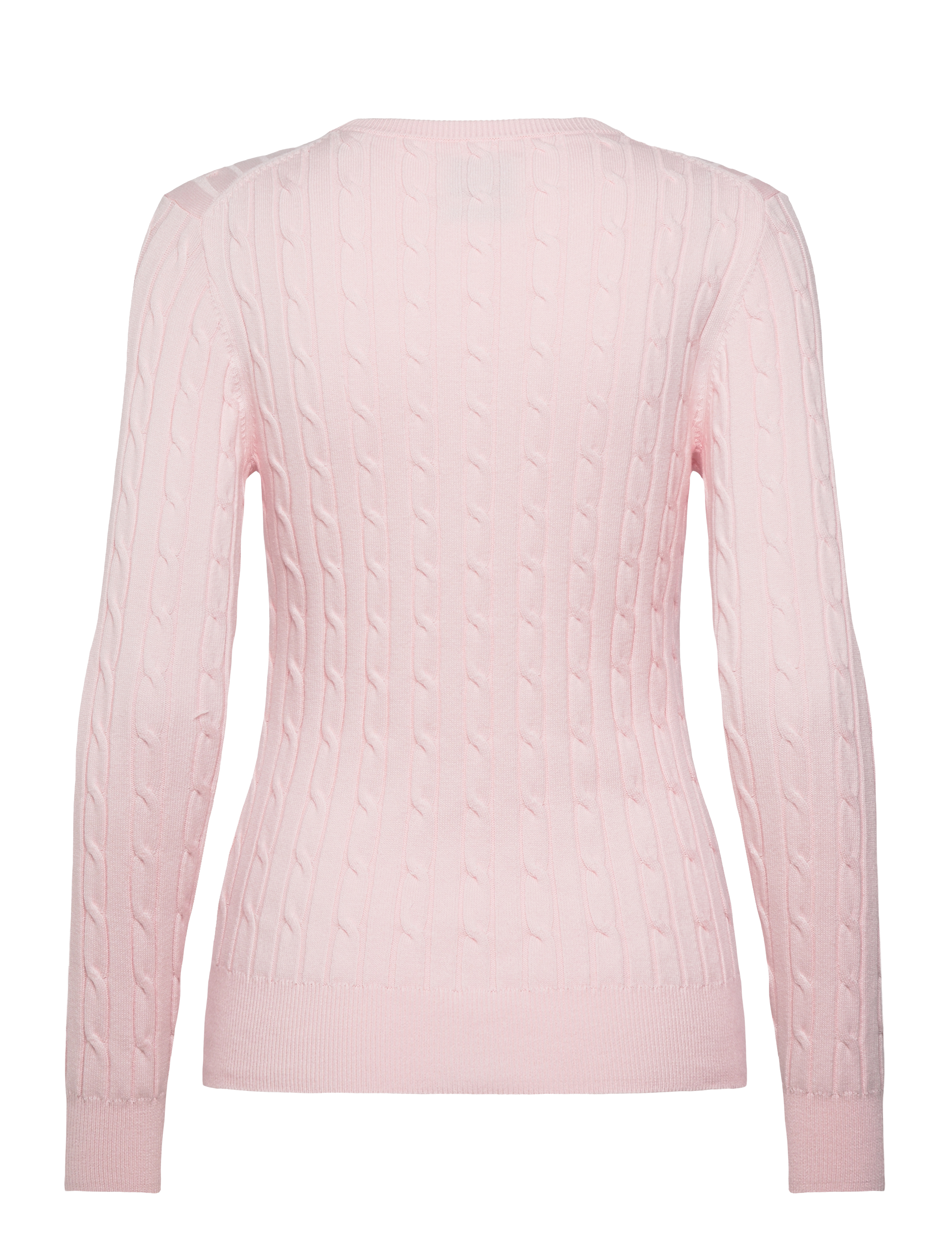 Gant - Classic Cable Knit Sweater - pullover - salmon - 2