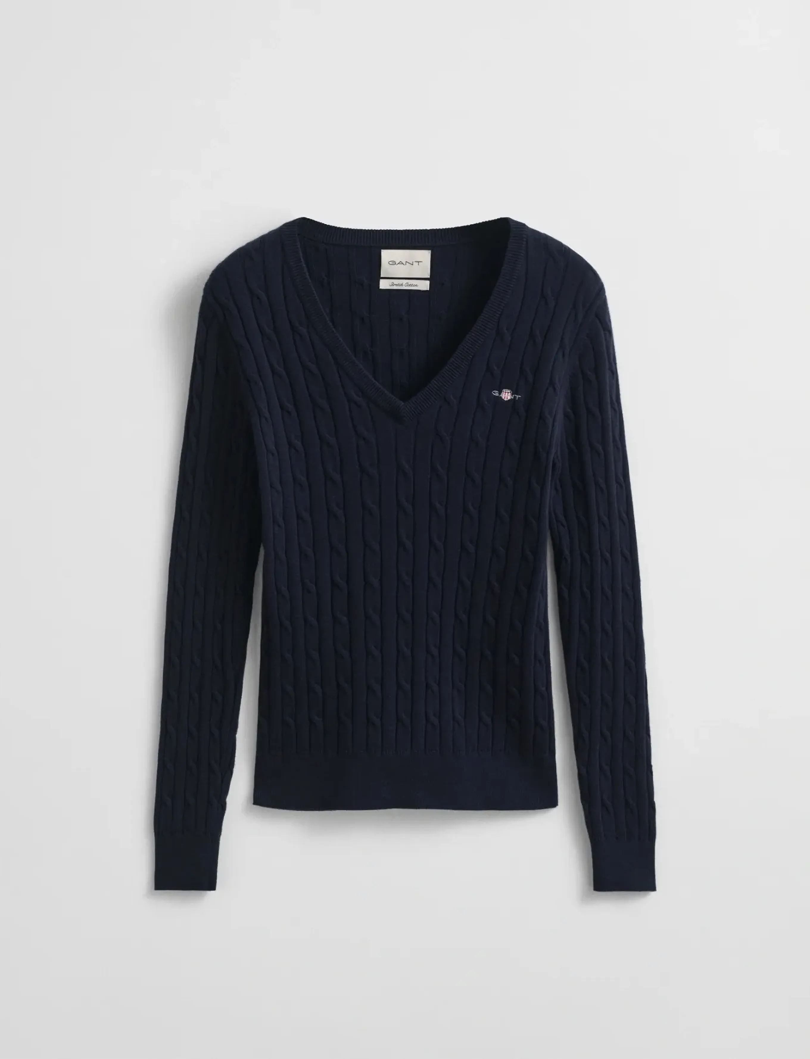 Gant Classic Cable Knit Sweater stickade tröjor dam – bild 5