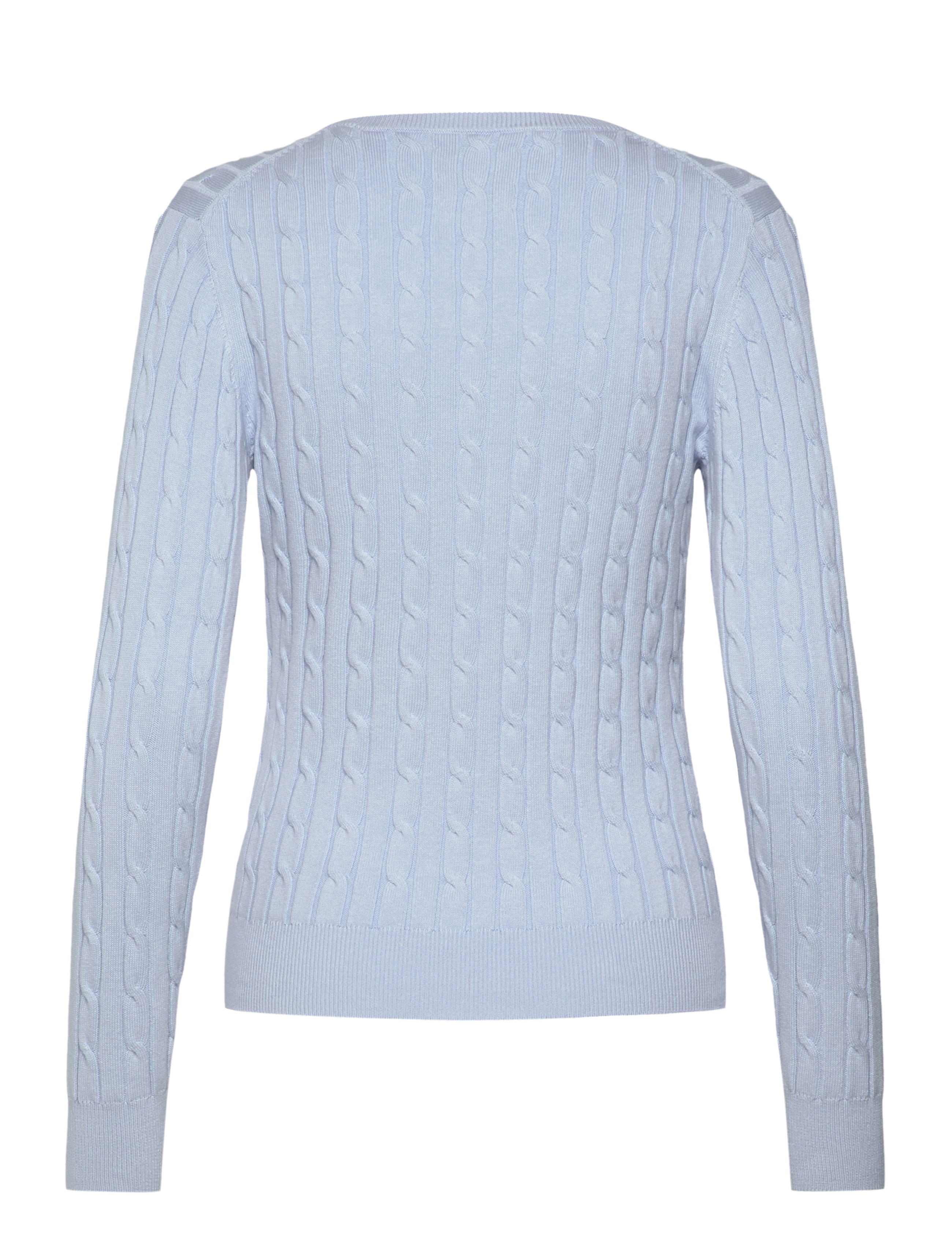 Gant - Classic Cable Knit Sweater - gebreide truien - fresh blue - 2