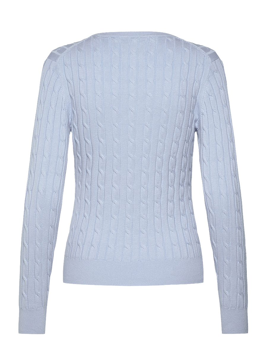 Gant - Classic Cable Knit Sweater - gebreide truien - fresh blue - 2