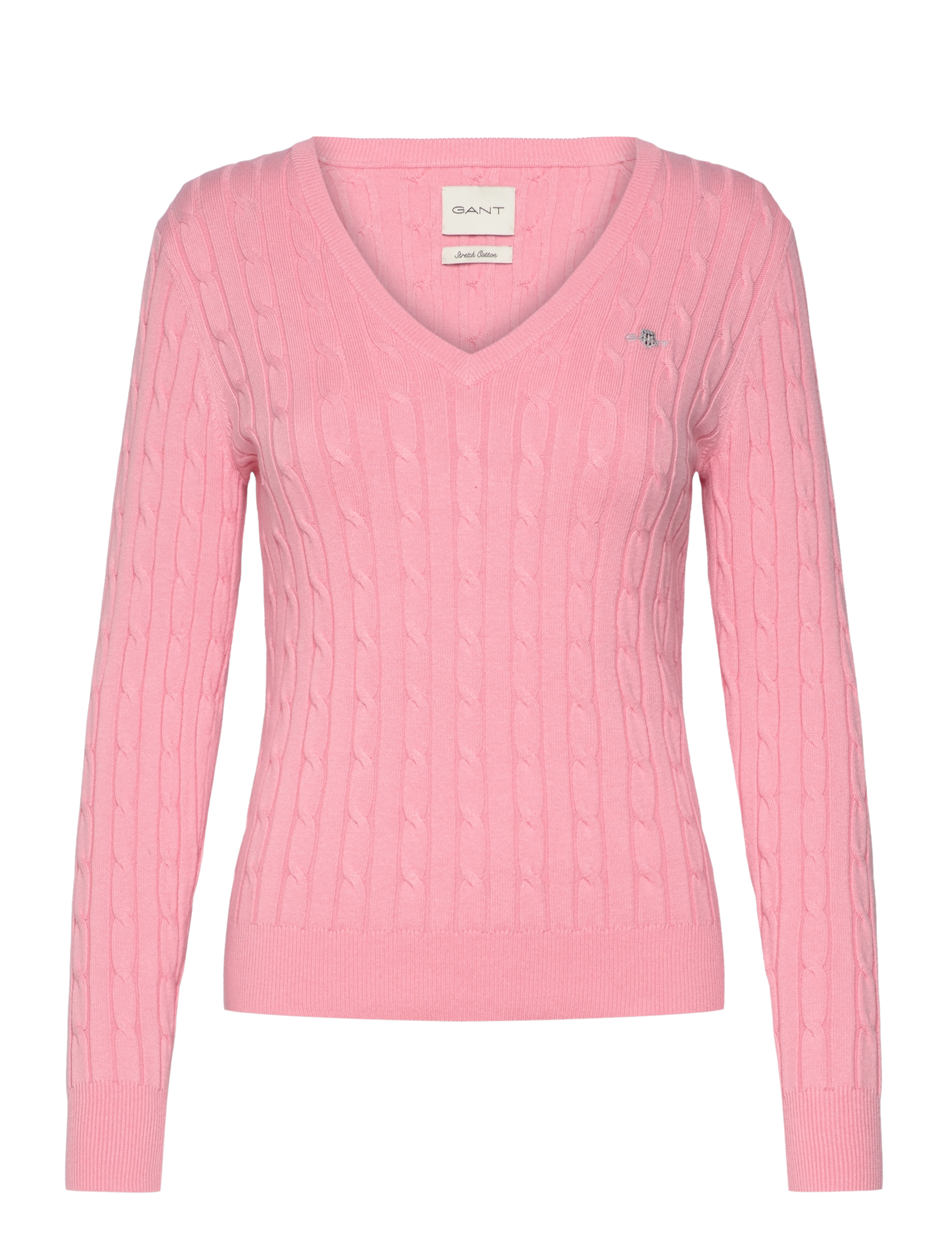 GANT Classic Cable Knit Sweater - Kudumid - GERANIUM PINK / pink/rose