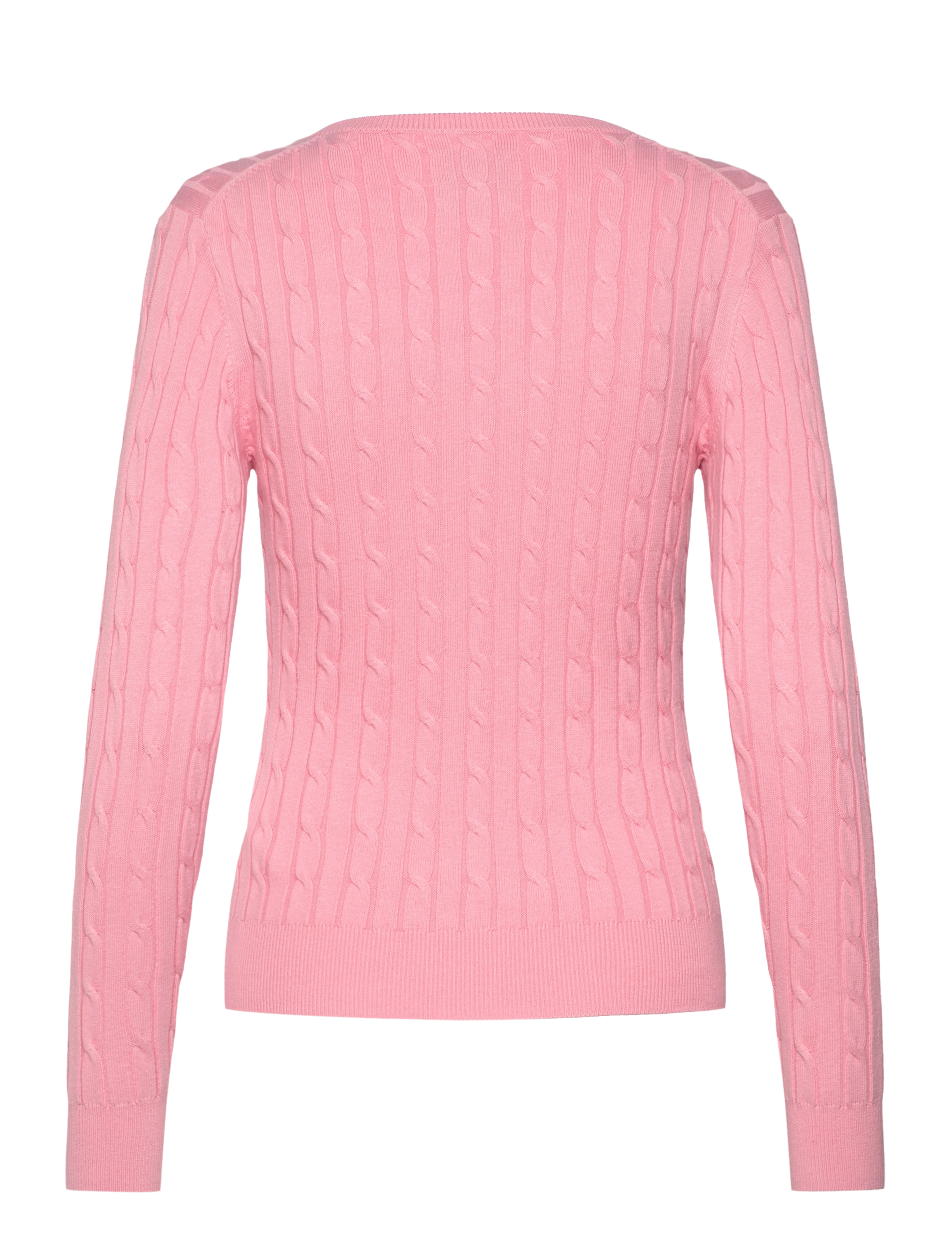 Gant - Classic Cable Knit Sweater - pullover - geranium pink - 2