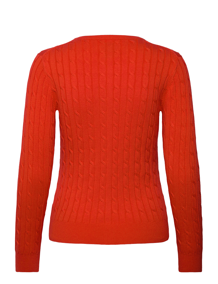 Gant - Stretch Cable Knit Cardigan - cardigans - perfect red - 2
