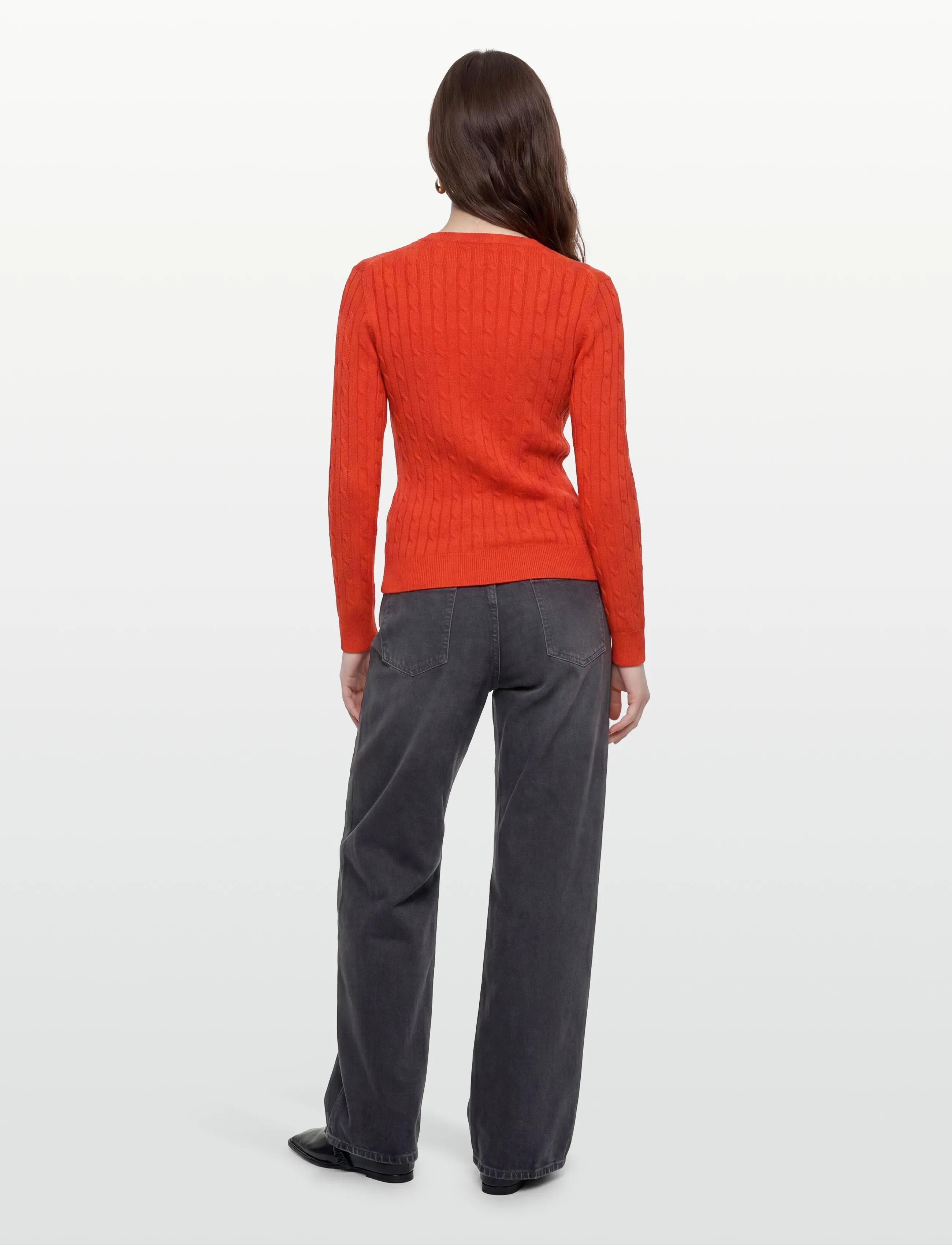 Stretch Cable Knit Cardigan 3