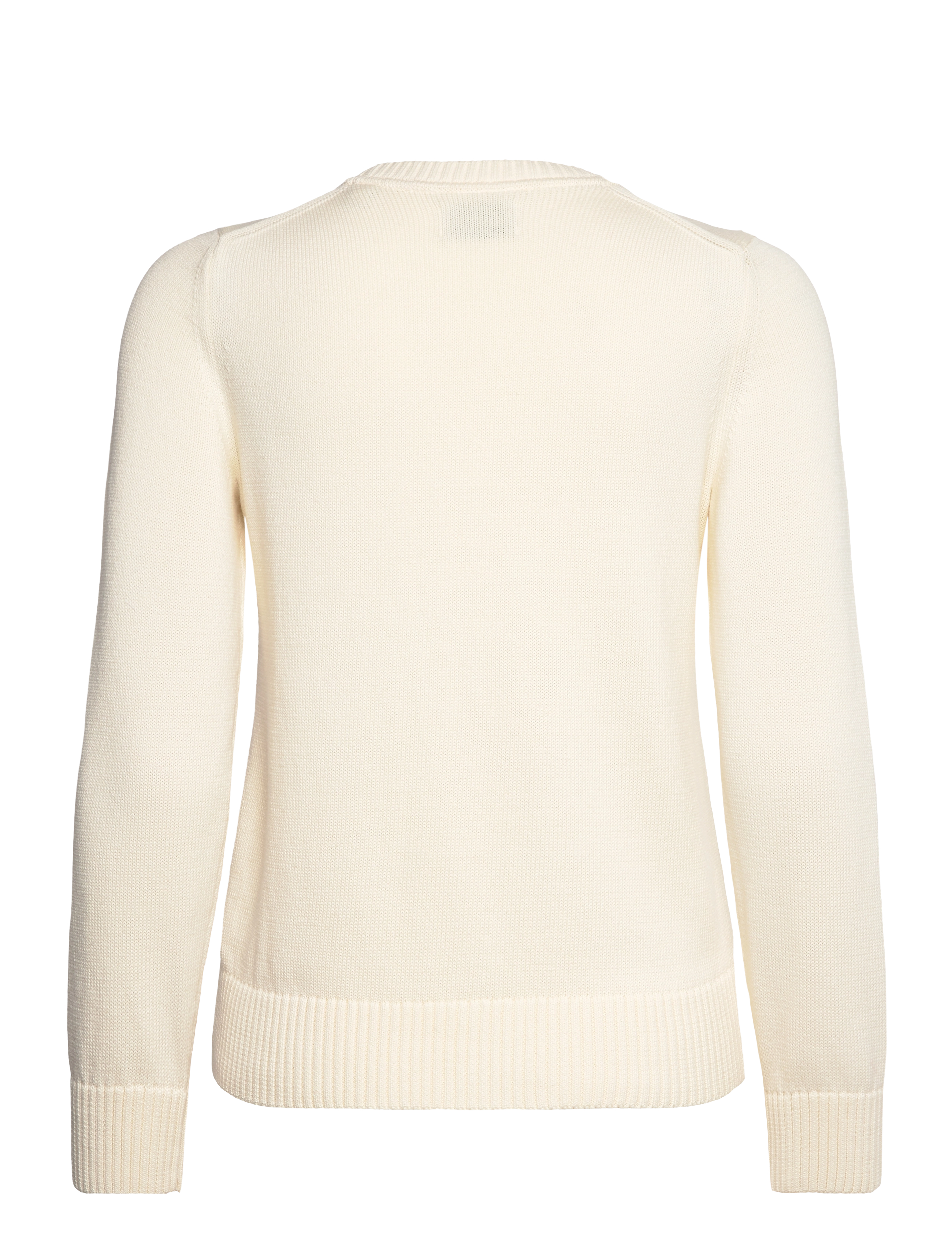 GANT - CLASSIC COTTON C-NECK - cream - 2