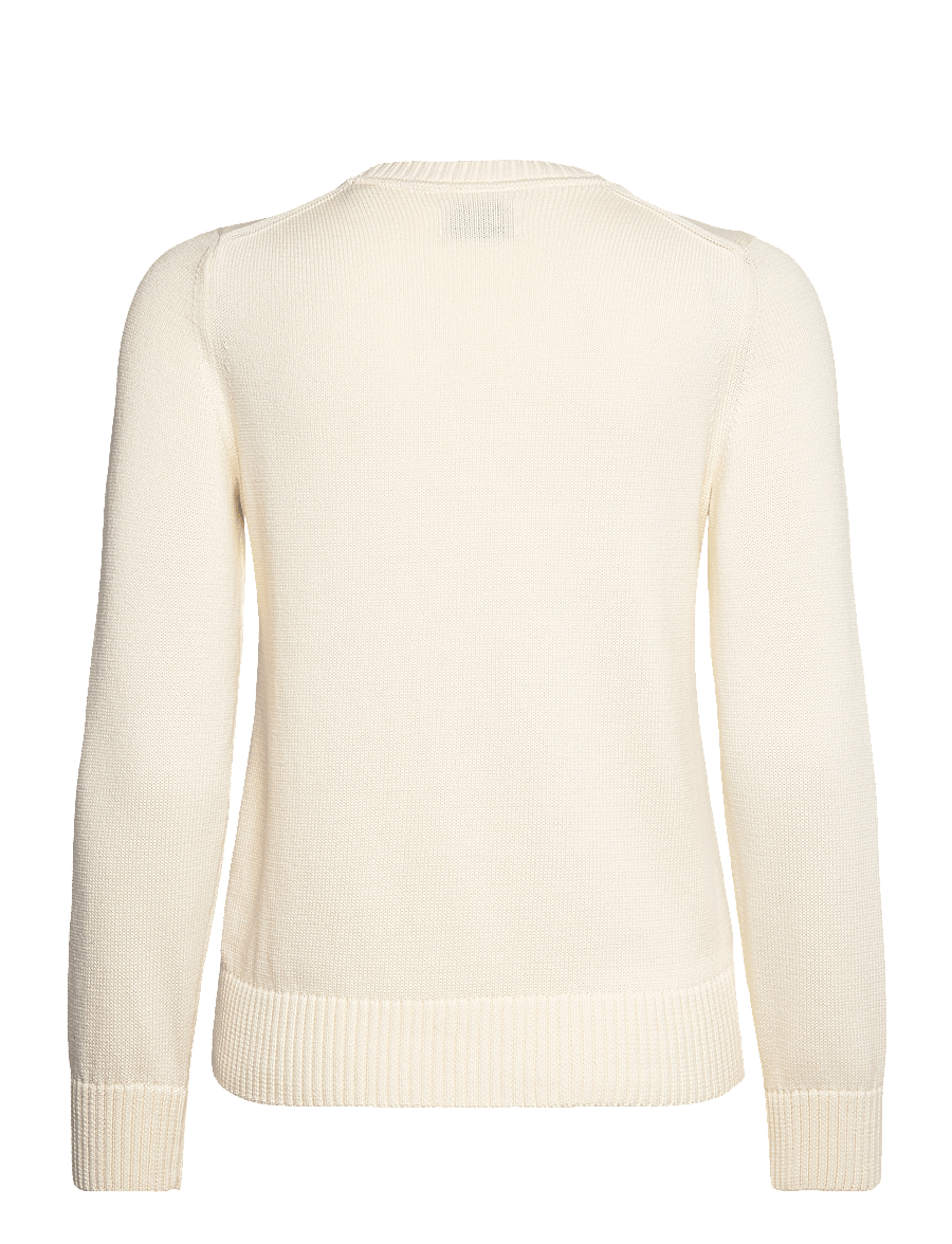 Gant - CLASSIC COTTON C-NECK - cream - 2