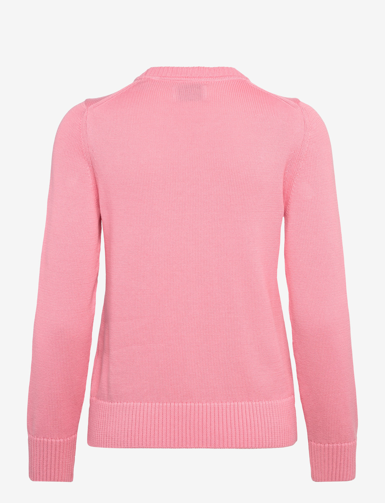 GANT - CLASSIC COTTON C-NECK - geranium pink - 1