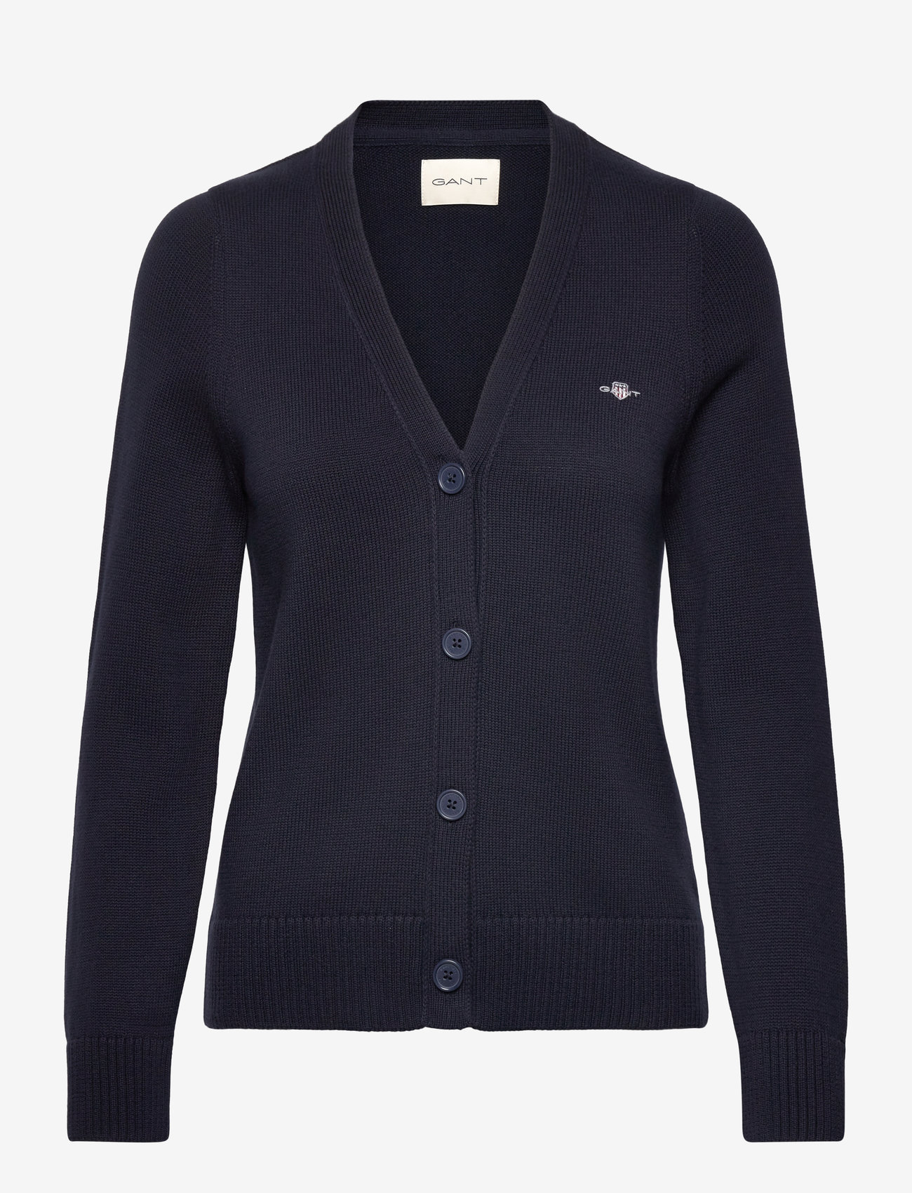 Gant - CLASSIC COTTON CARDIGAN - evening blue - 1
