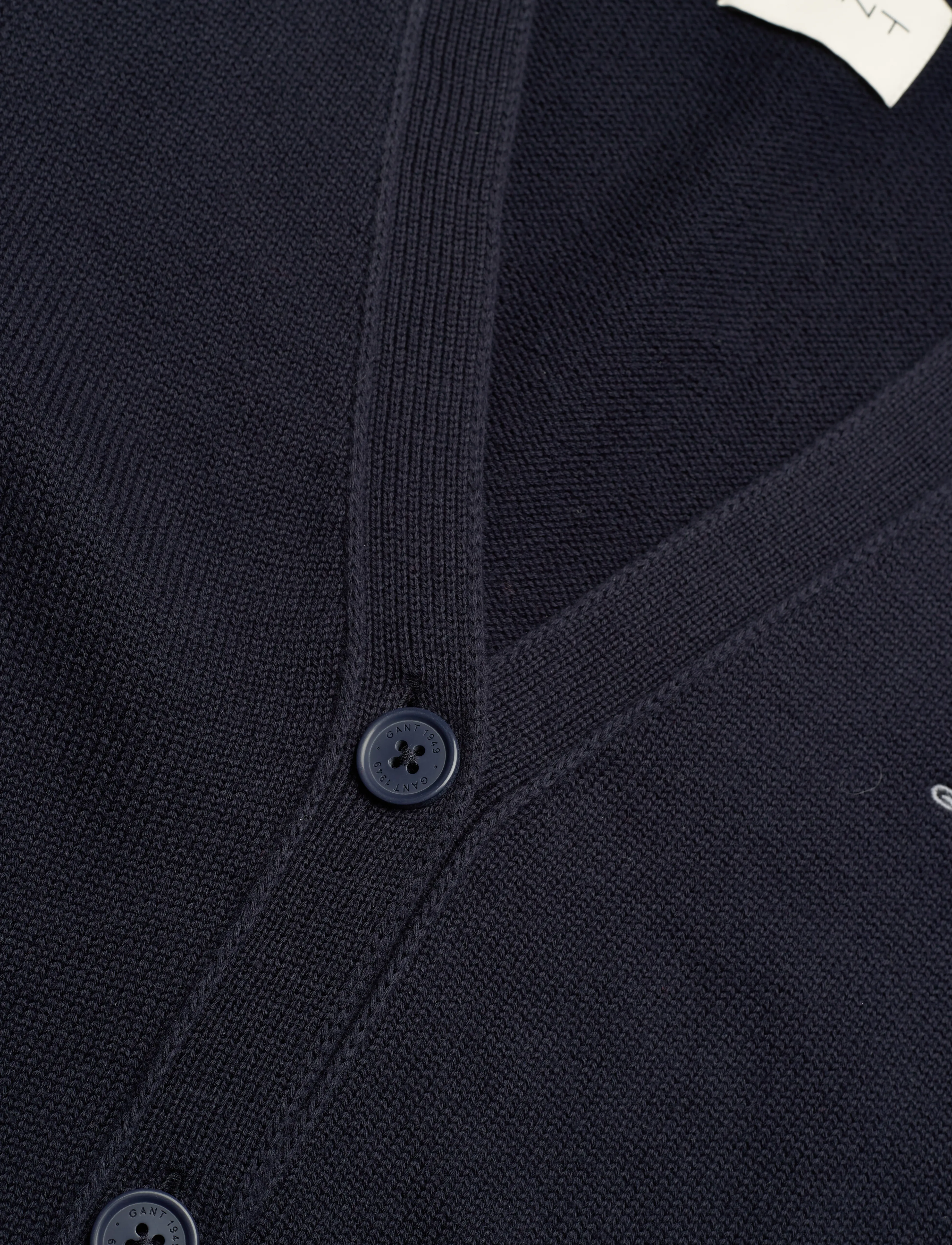 Gant - CLASSIC COTTON CARDIGAN - evening blue - 5