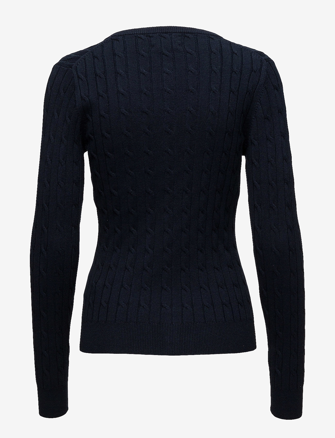 GANT - STRETCH COTTON CABLE CARDIGAN - evening blue - 1