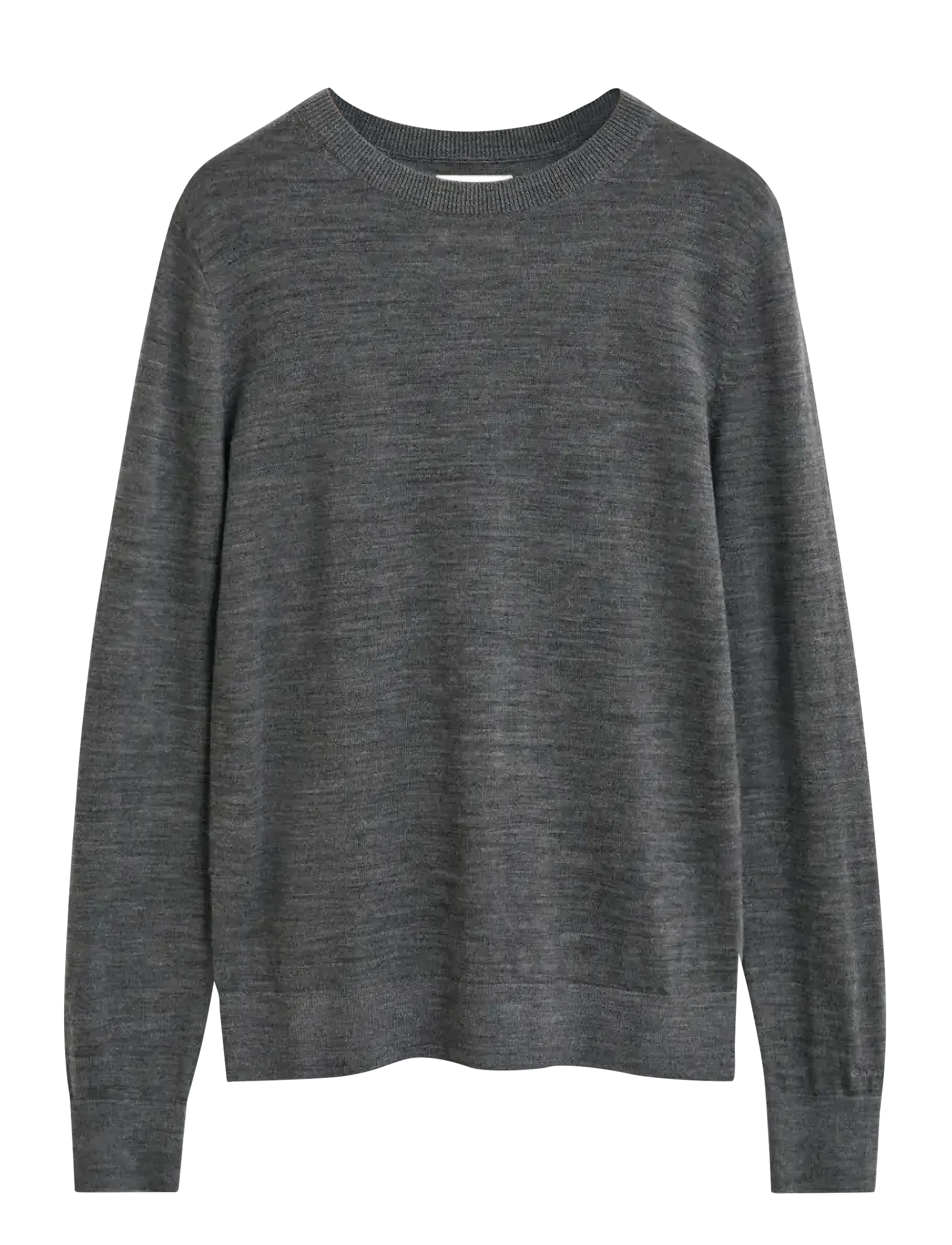 Gant EXTRAFINE MERINO WOOL C-NECK - Kampagne - CHARCOAL MELANGE / grey