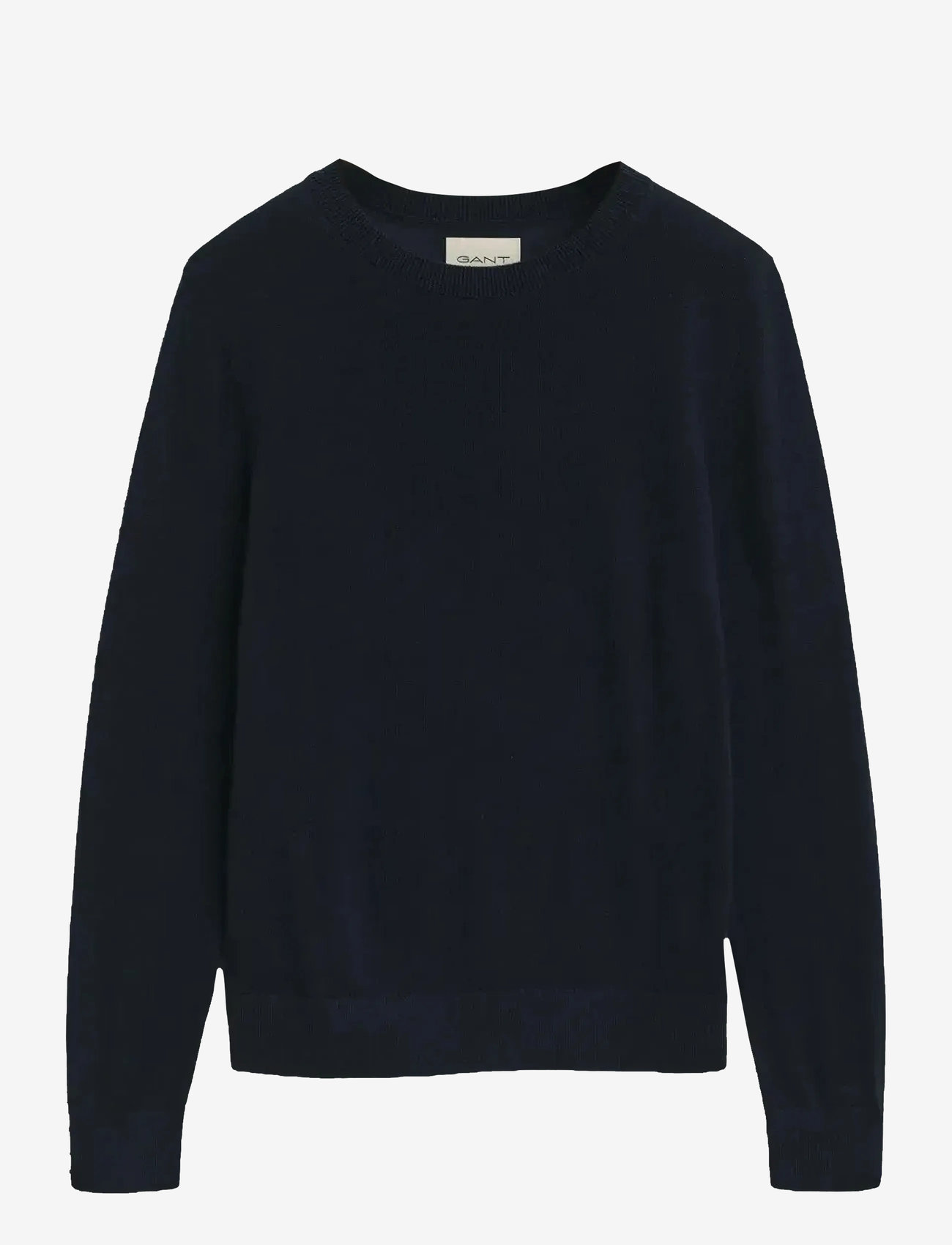 GANT - EXTRAFINE MERINO WOOL C-NECK - stickade tröjor - evening blue - 1