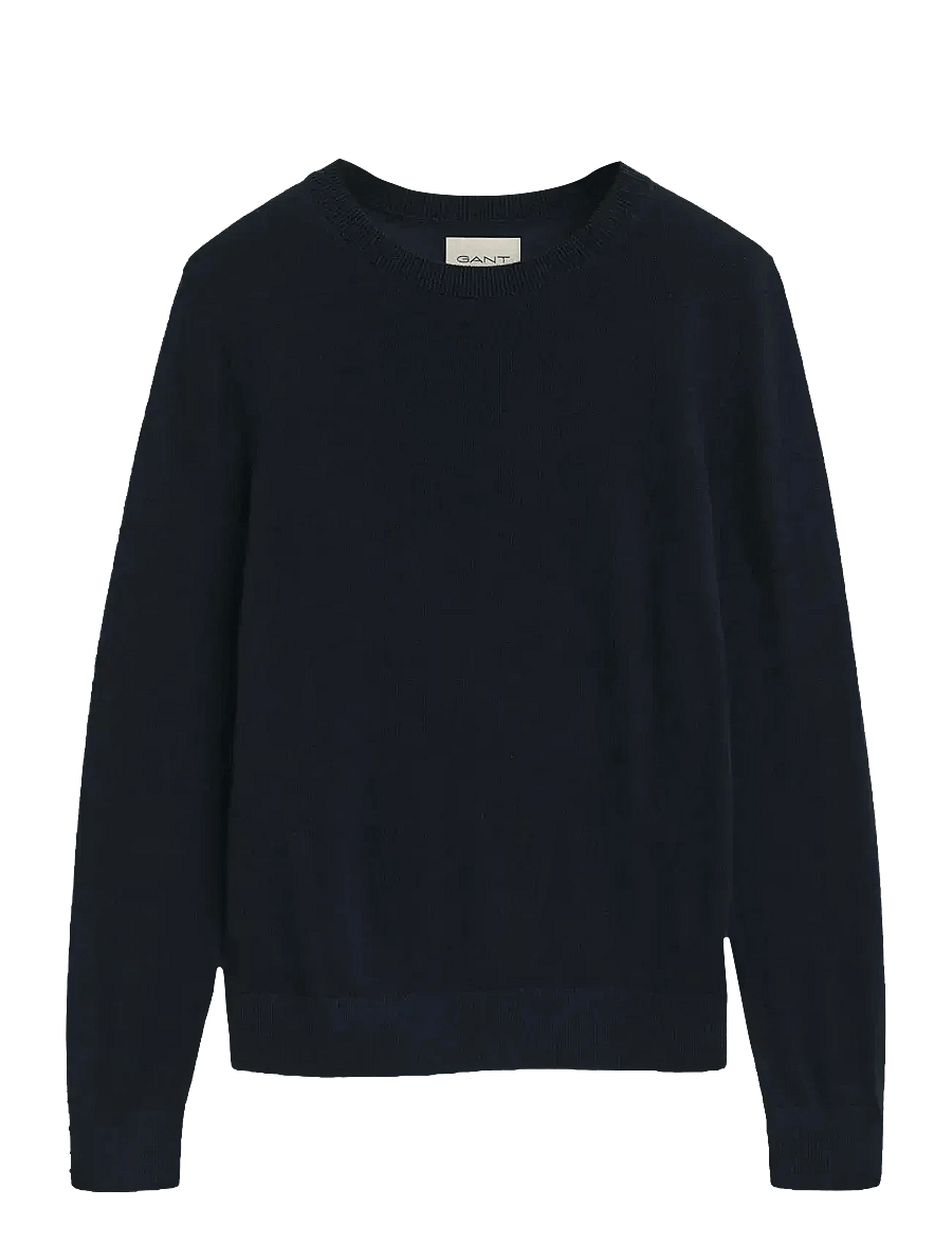 Gant - EXTRAFINE MERINO WOOL C-NECK - pullover - evening blue - 1