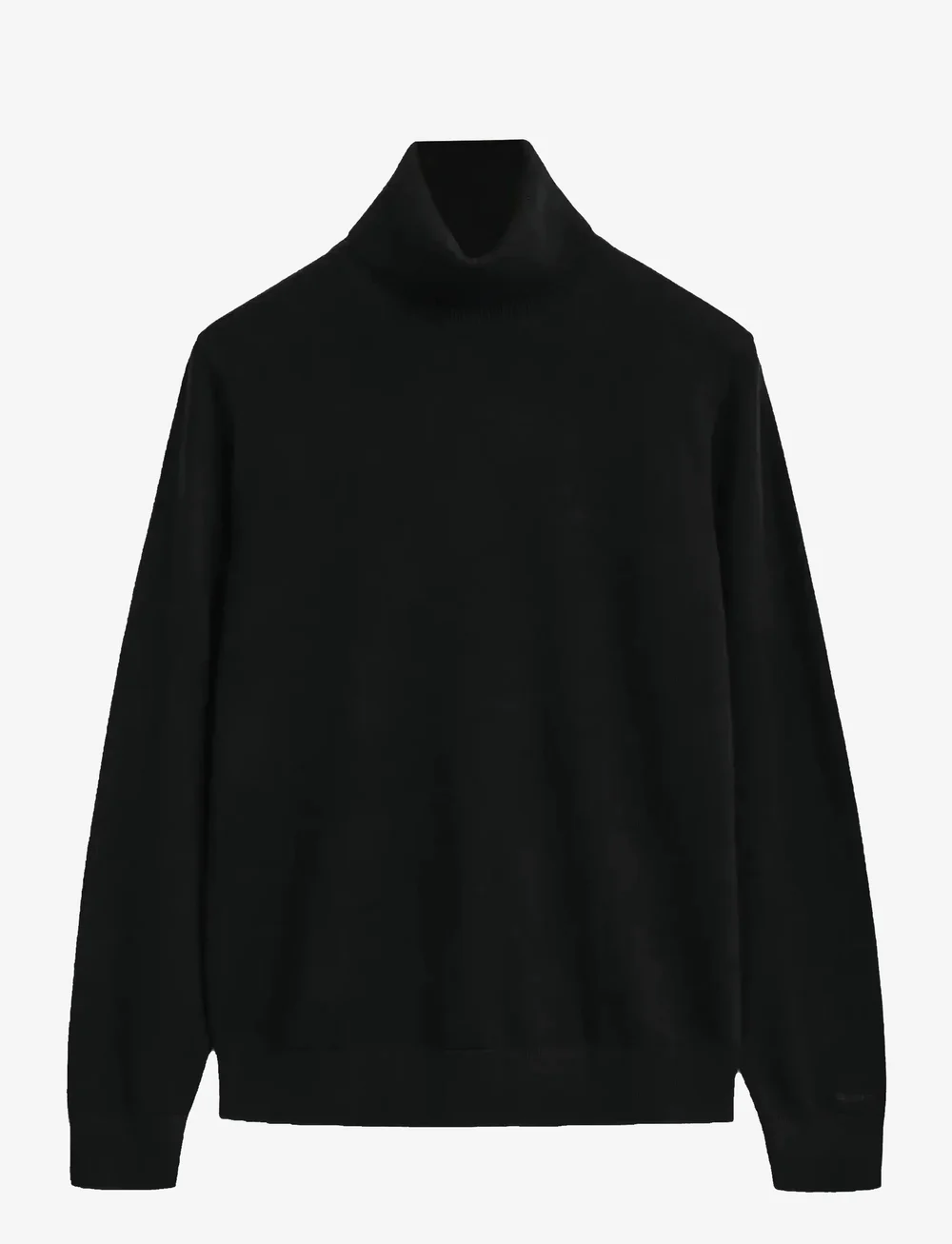 GANT - EXTRAFINE MERINO WOOL TURTLENECK - turtlenecks - black - 1