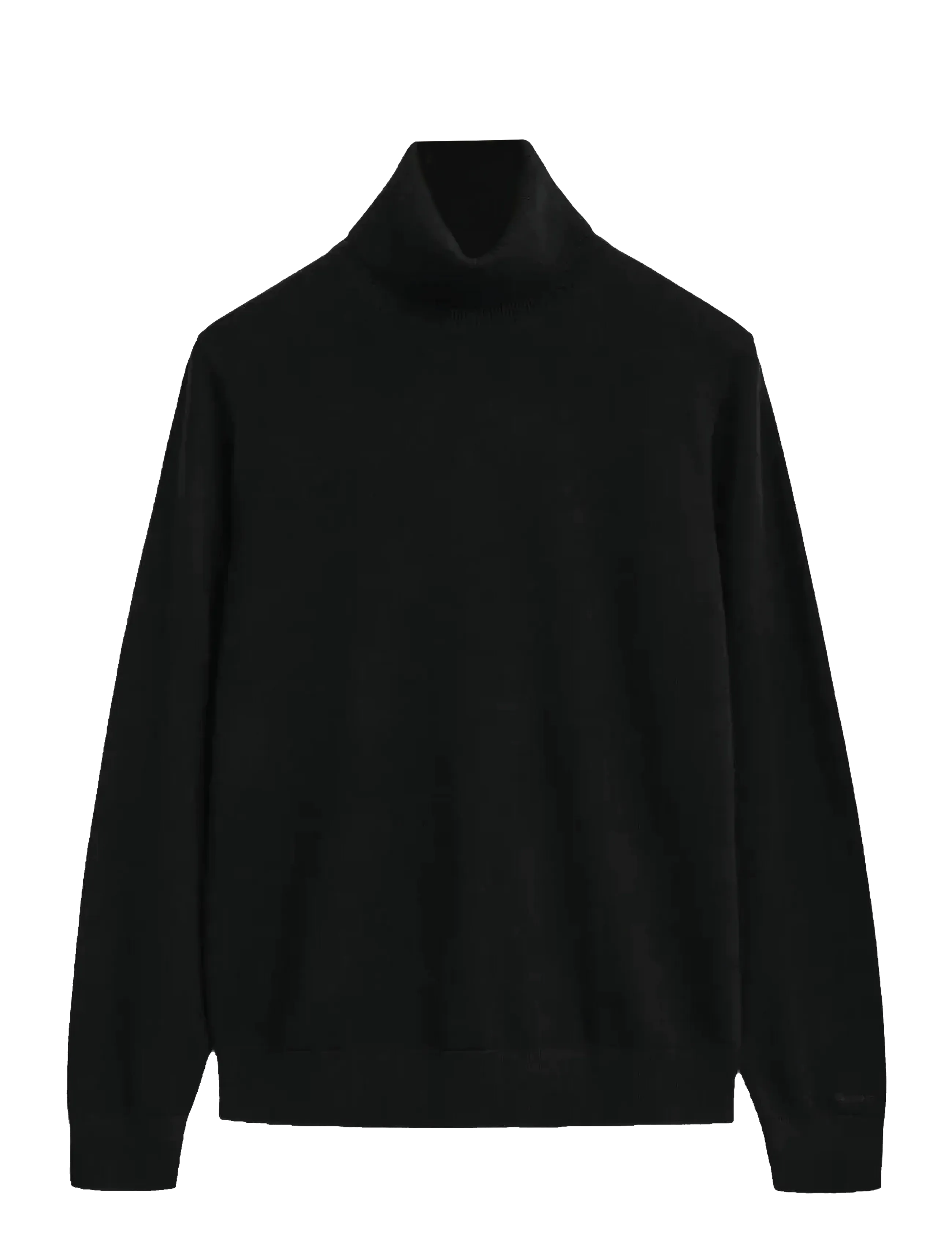 Gant EXTRAFINE MERINO WOOL TURTLENECK - Kudumid - BLACK / black