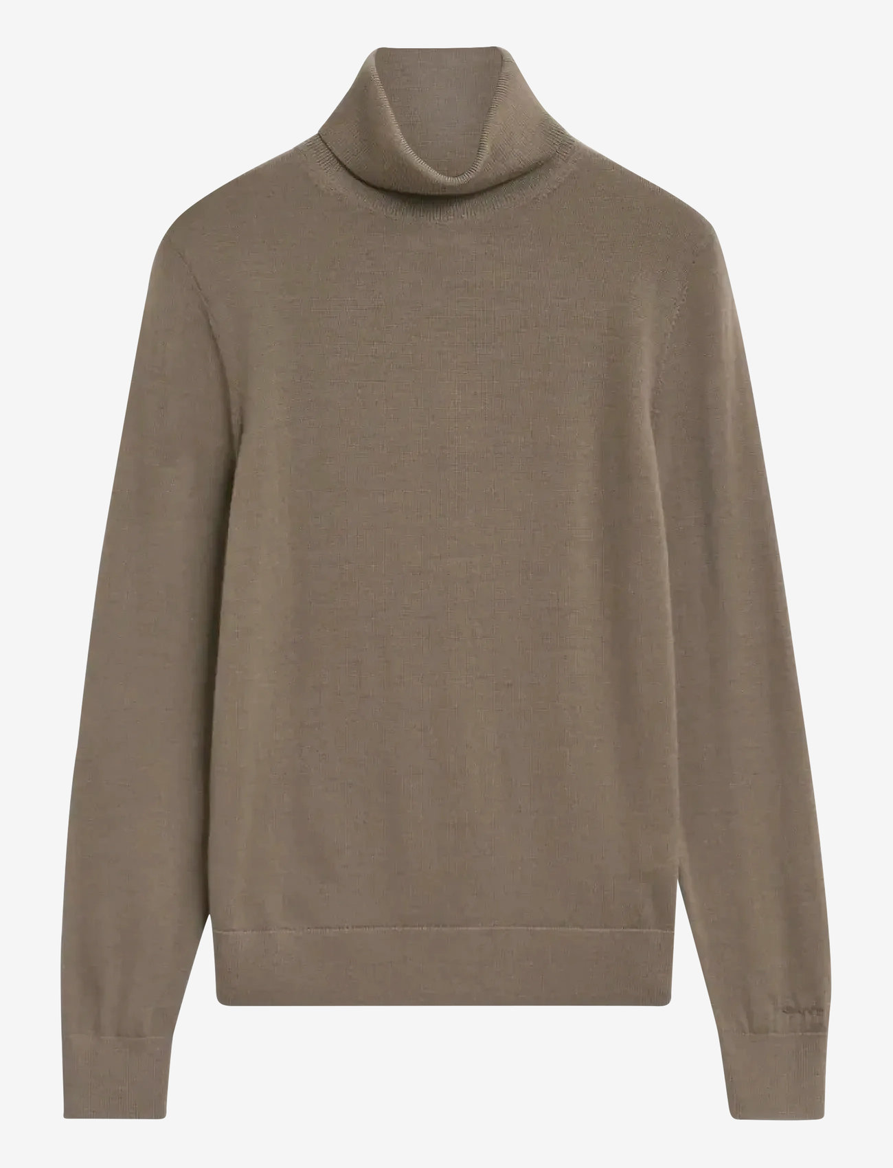 GANT - EXTRAFINE MERINO WOOL TURTLENECK - rollkragenpullover - taupe beige - 0