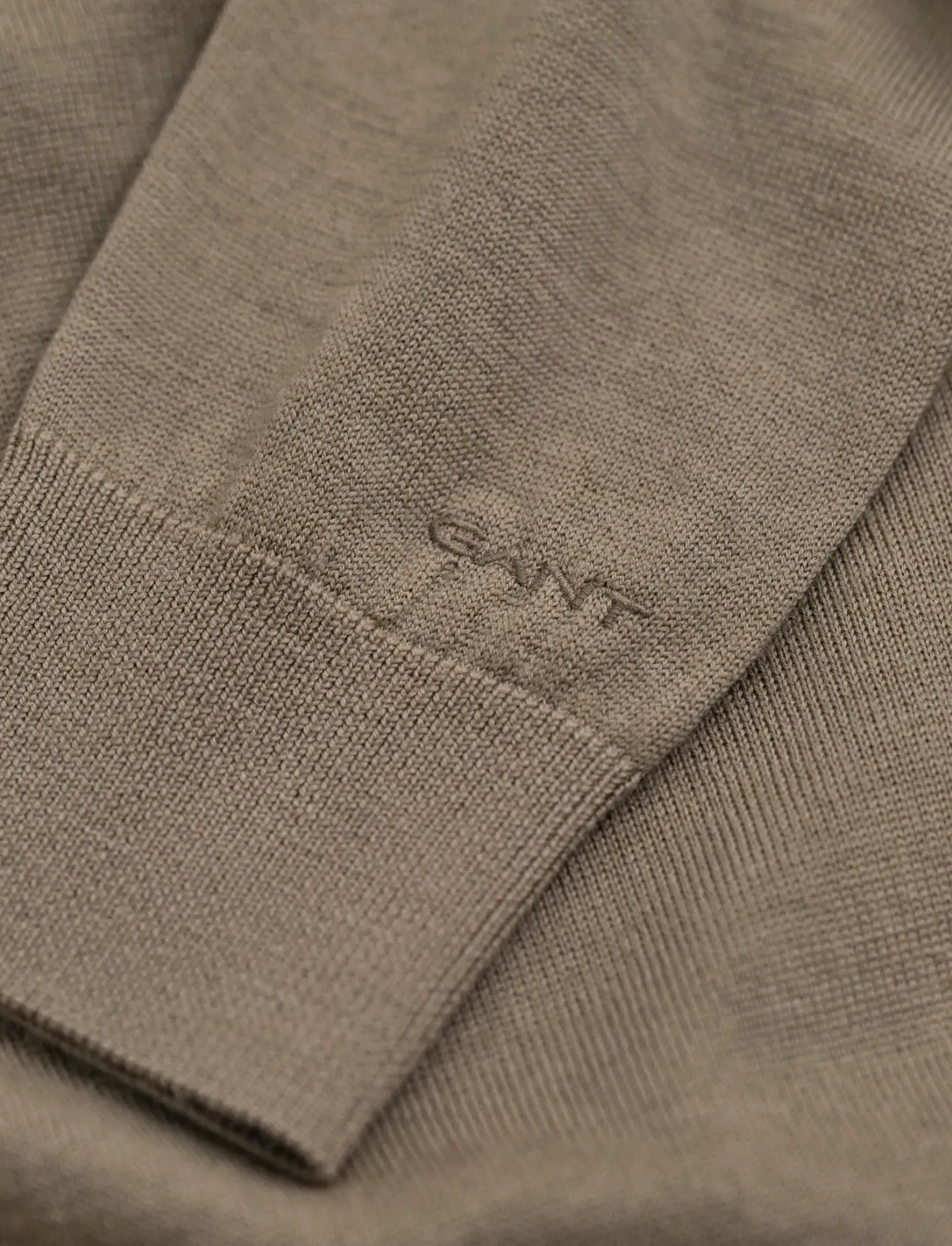 Gant - EXTRAFINE MERINO WOOL TURTLENECK - rullekraver - taupe beige - 1