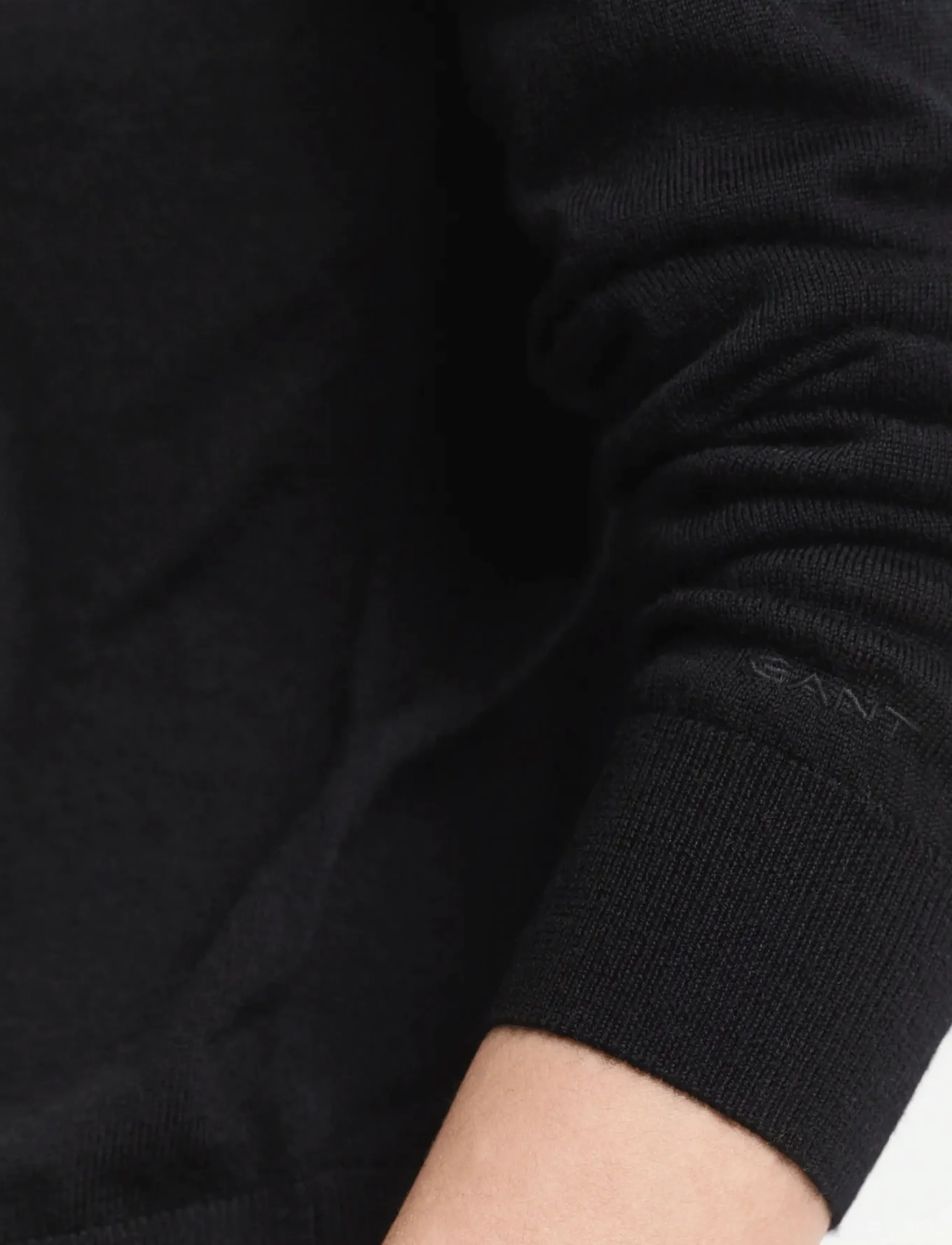Gant - EXTRAFINE MERINO WOOL CARDIGAN - cardigans - black - 3