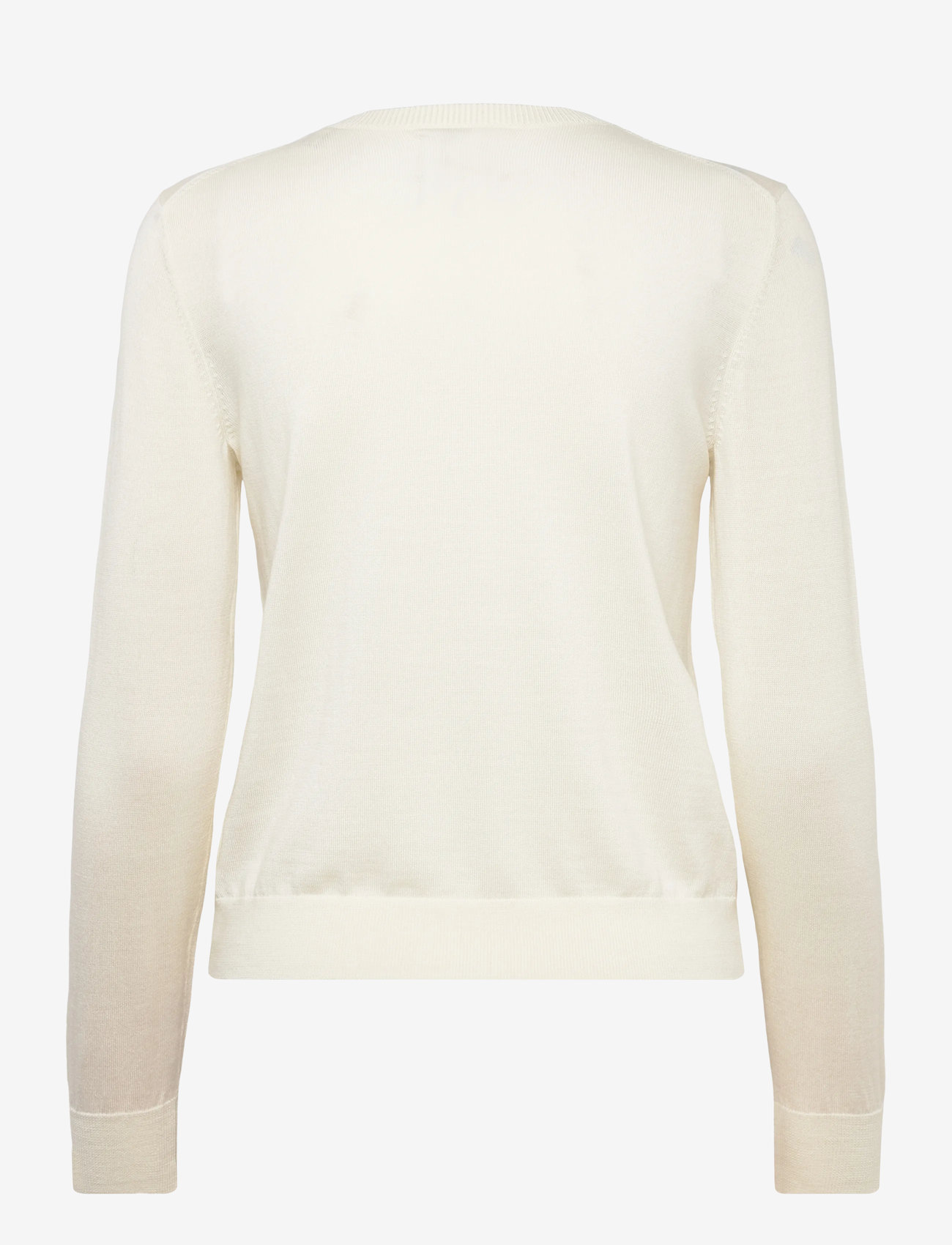 Gant - EXTRAFINE MERINO WOOL CARDIGAN - swetry rozpinane - cream - 1