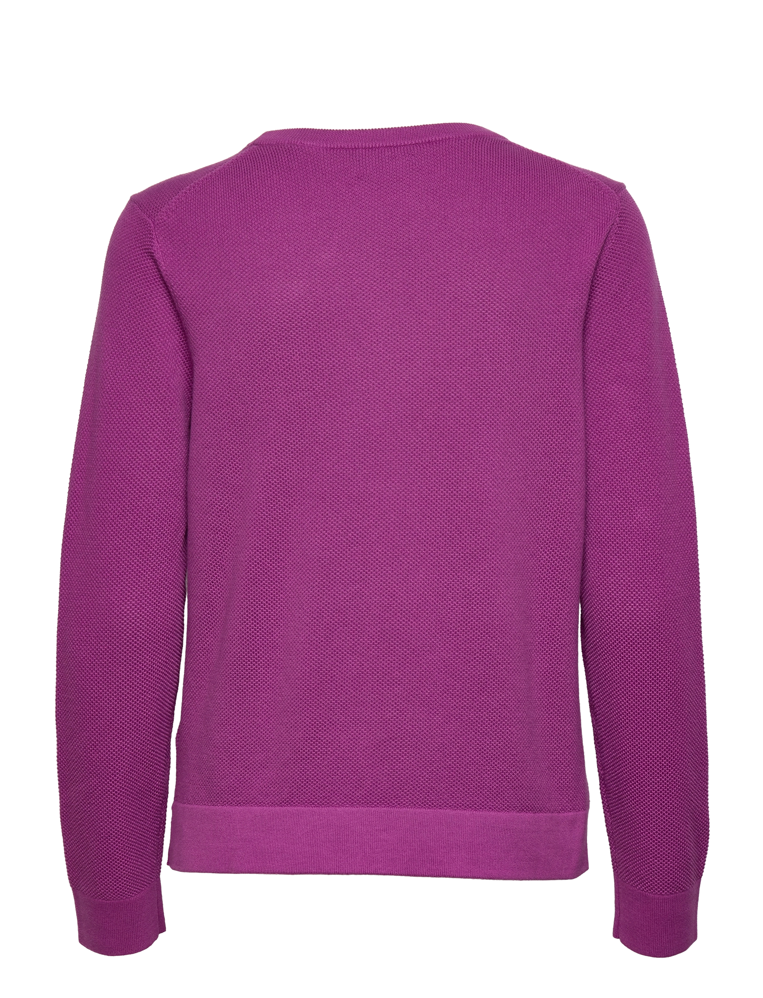 GANT - COTTON PIQUE C-NECK - grape purple - 1
