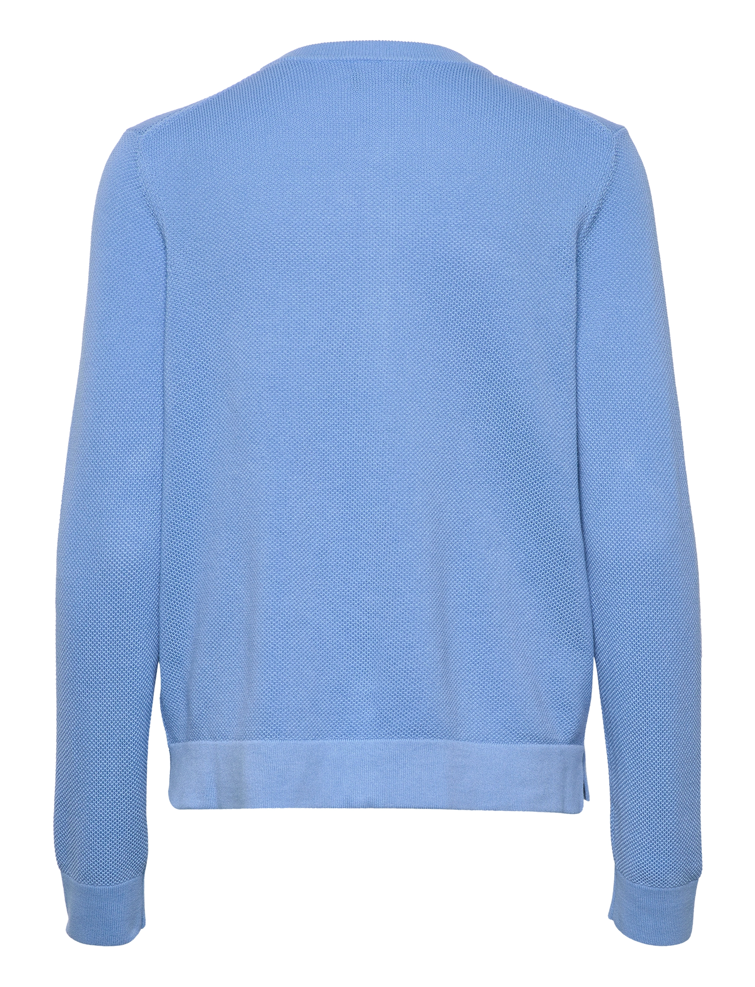 GANT - COTTON PIQUE CARDIGAN - azure blue - 1