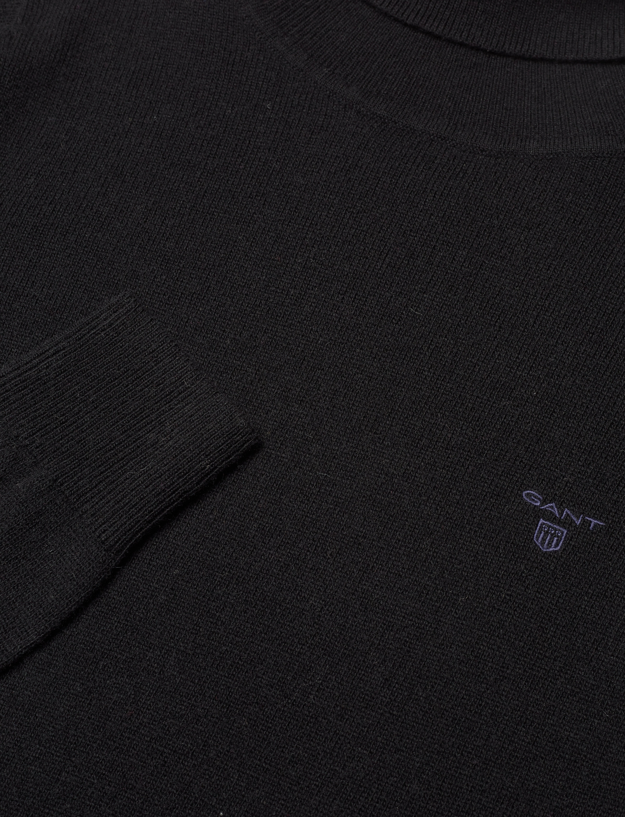 GANT - MD. EXTRAFINE LAMBSWOOL ROLLNECK - black - 2