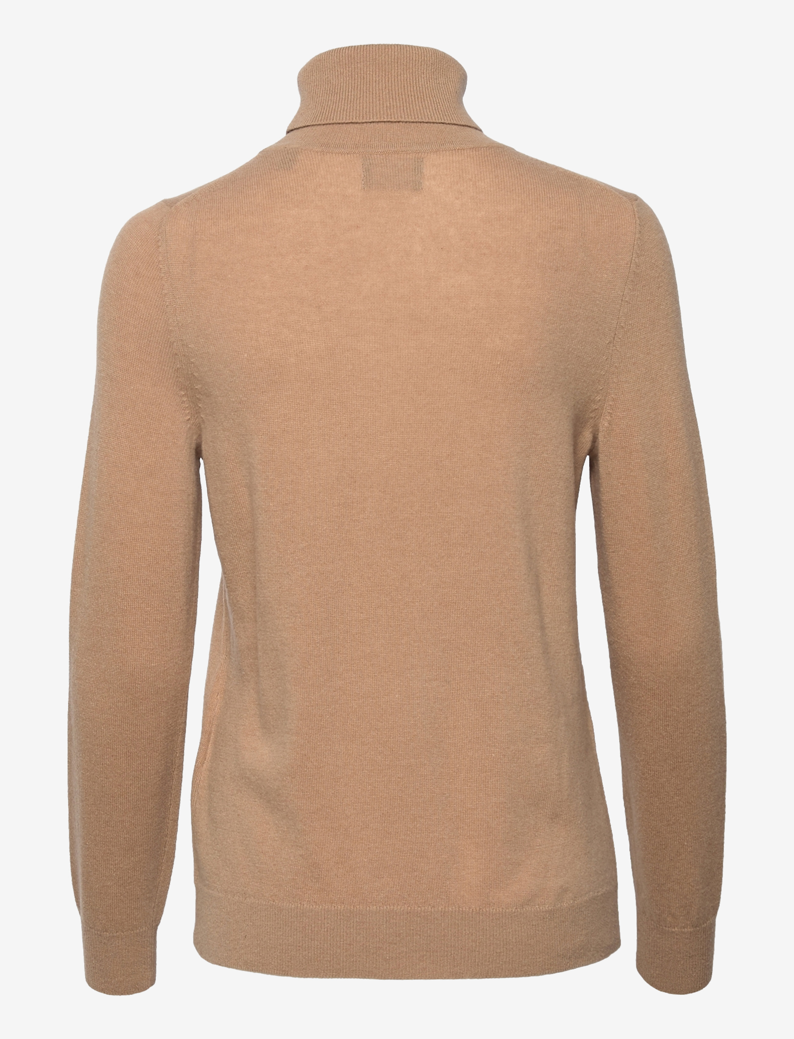 GANT - MD. EXTRAFINE LAMBSWOOL ROLLNECK - dark khaki - 1
