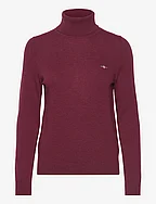EXTRAFINE ROLLNECK - PLUMPED RED