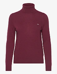 GANT - EXTRAFINE ROLLNECK - džemperi ar augstu apkakli - plumped red - 0