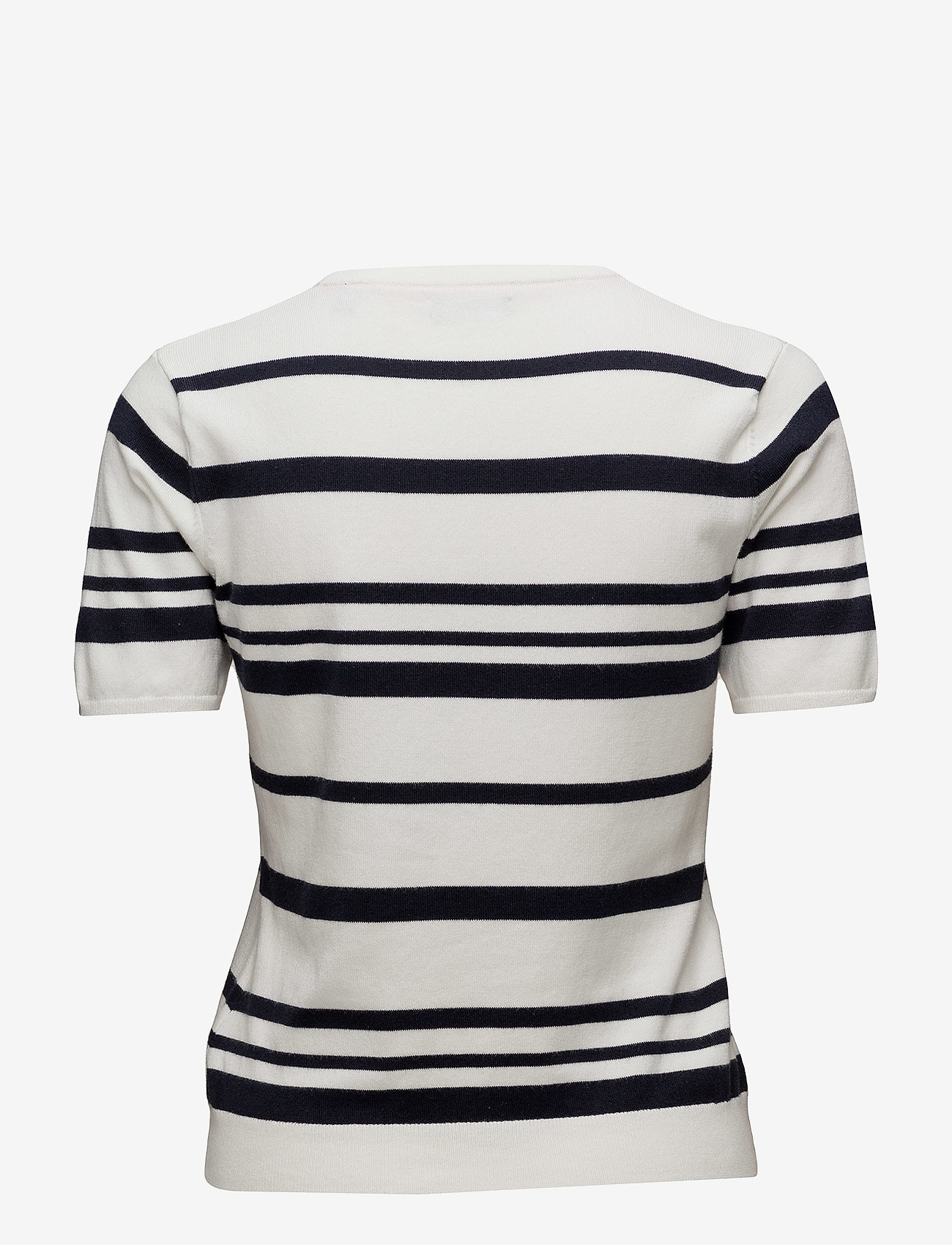 GANT - O1. BRETON STRIPE TOP - eggshell - 1