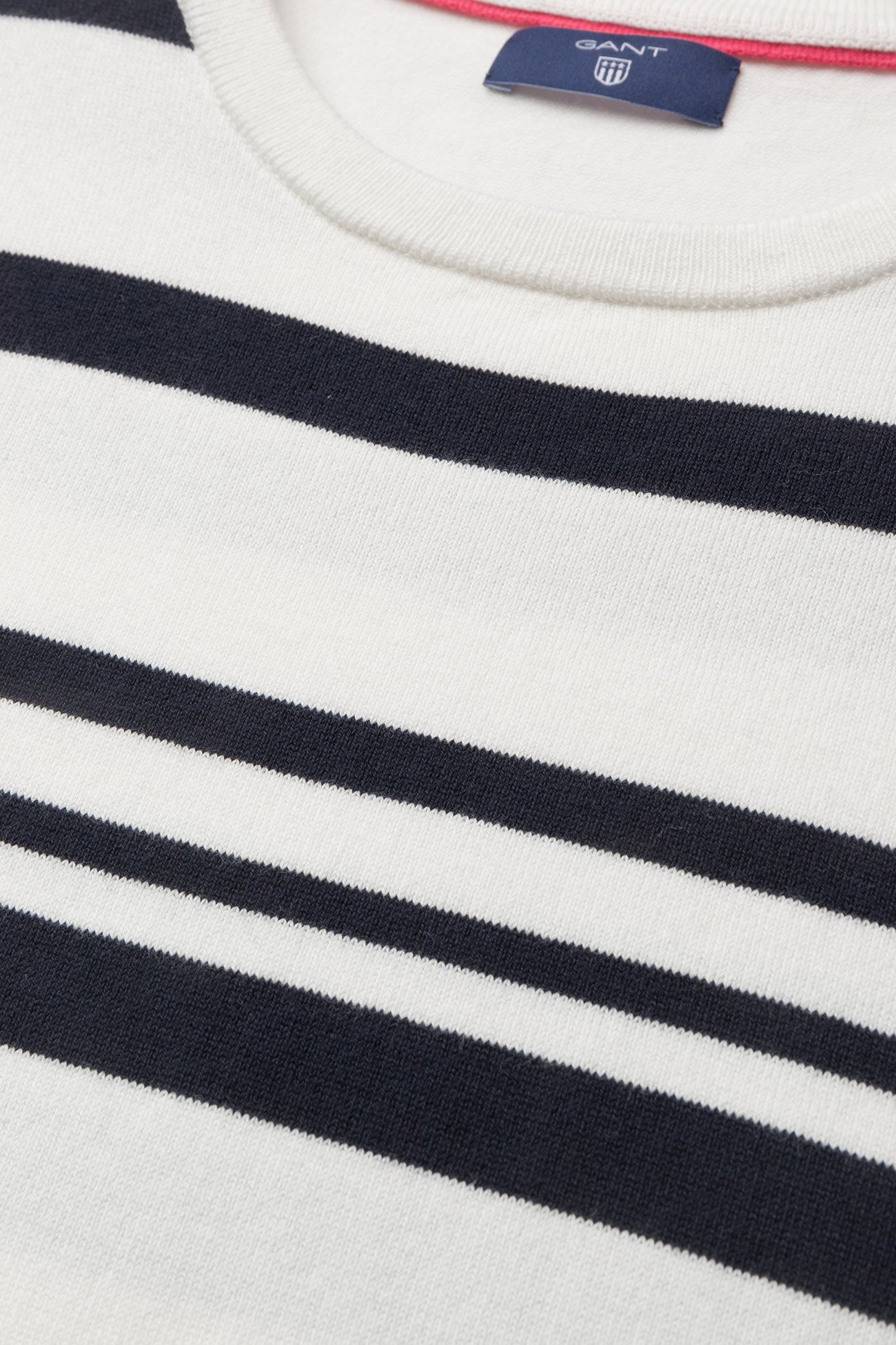 GANT - O1. BRETON STRIPE TOP - eggshell - 2