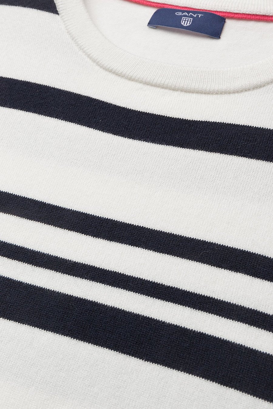 GANT - O1. BRETON STRIPE TOP - eggshell - 2