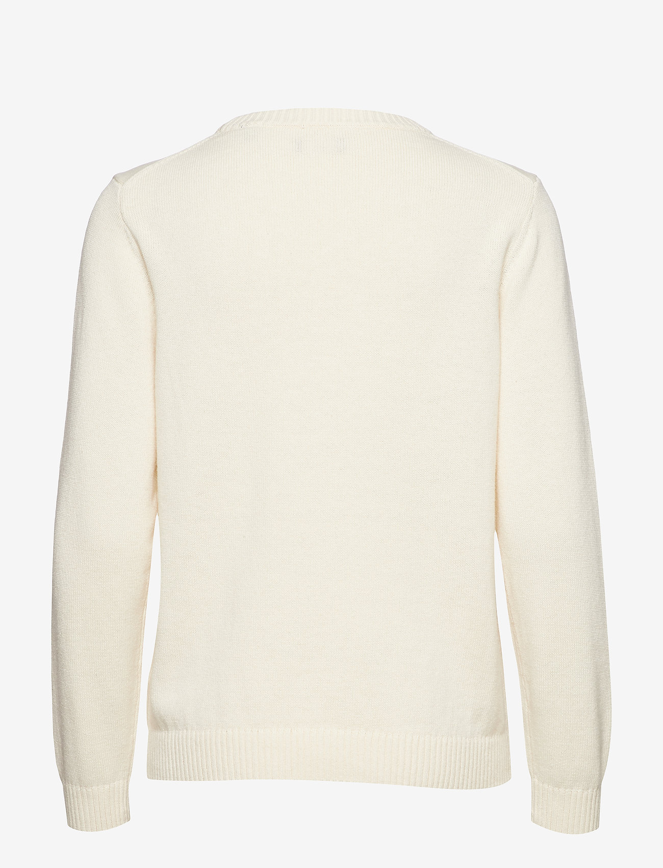 GANT - O3. INTARSIA G LOGO CREW - cream - 1